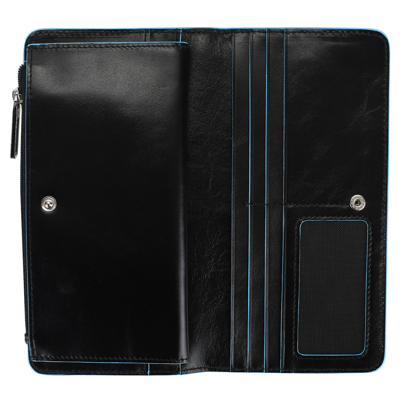 Портмоне на кнопке Piquadro Blue square