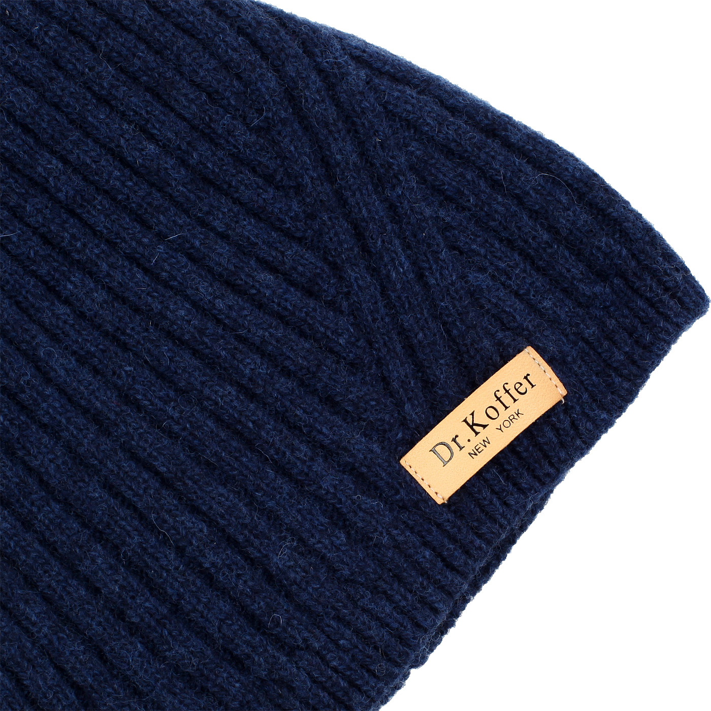 Мужская шапка синего цвета Dr. Koffer 