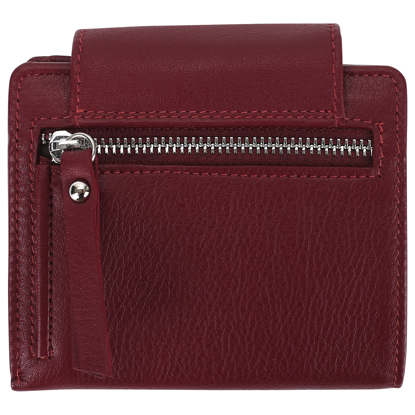 Бордовый кожаный кошелек Braun Buffel Miami