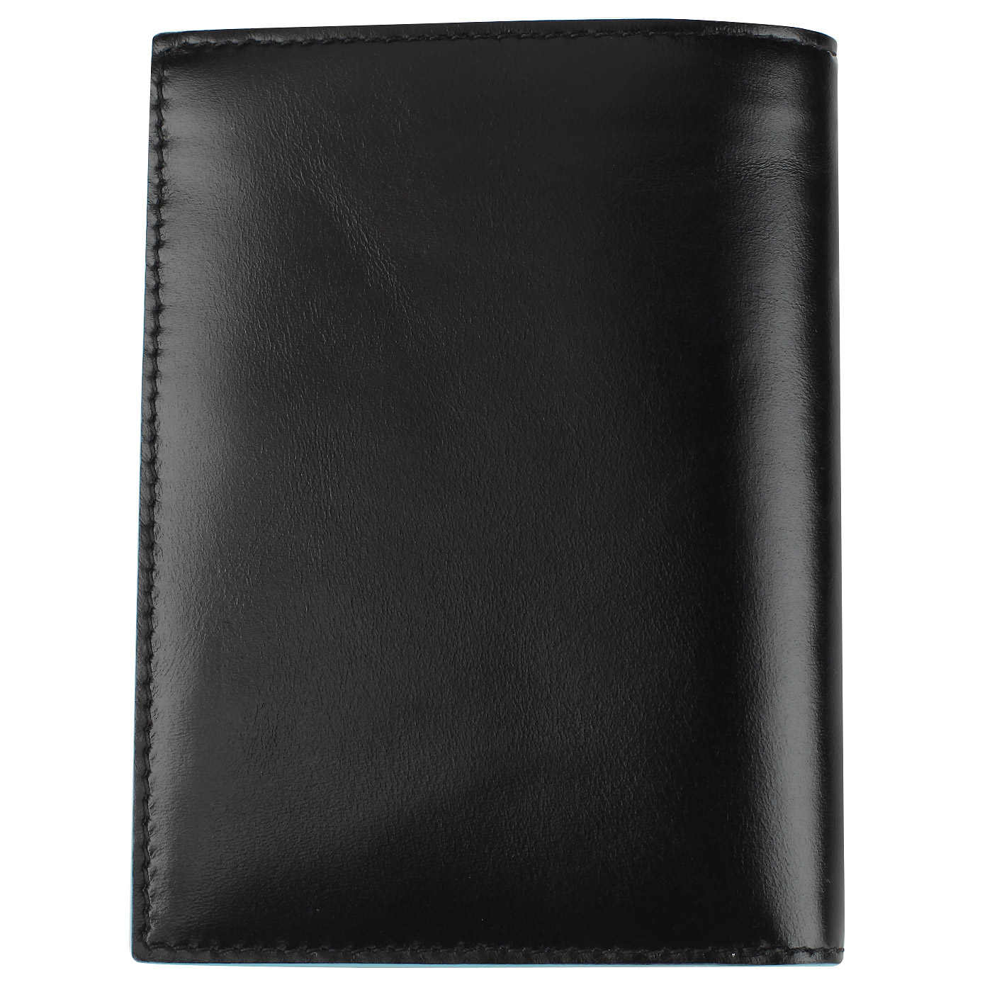 Черное кожаное портмоне Piquadro Blue square