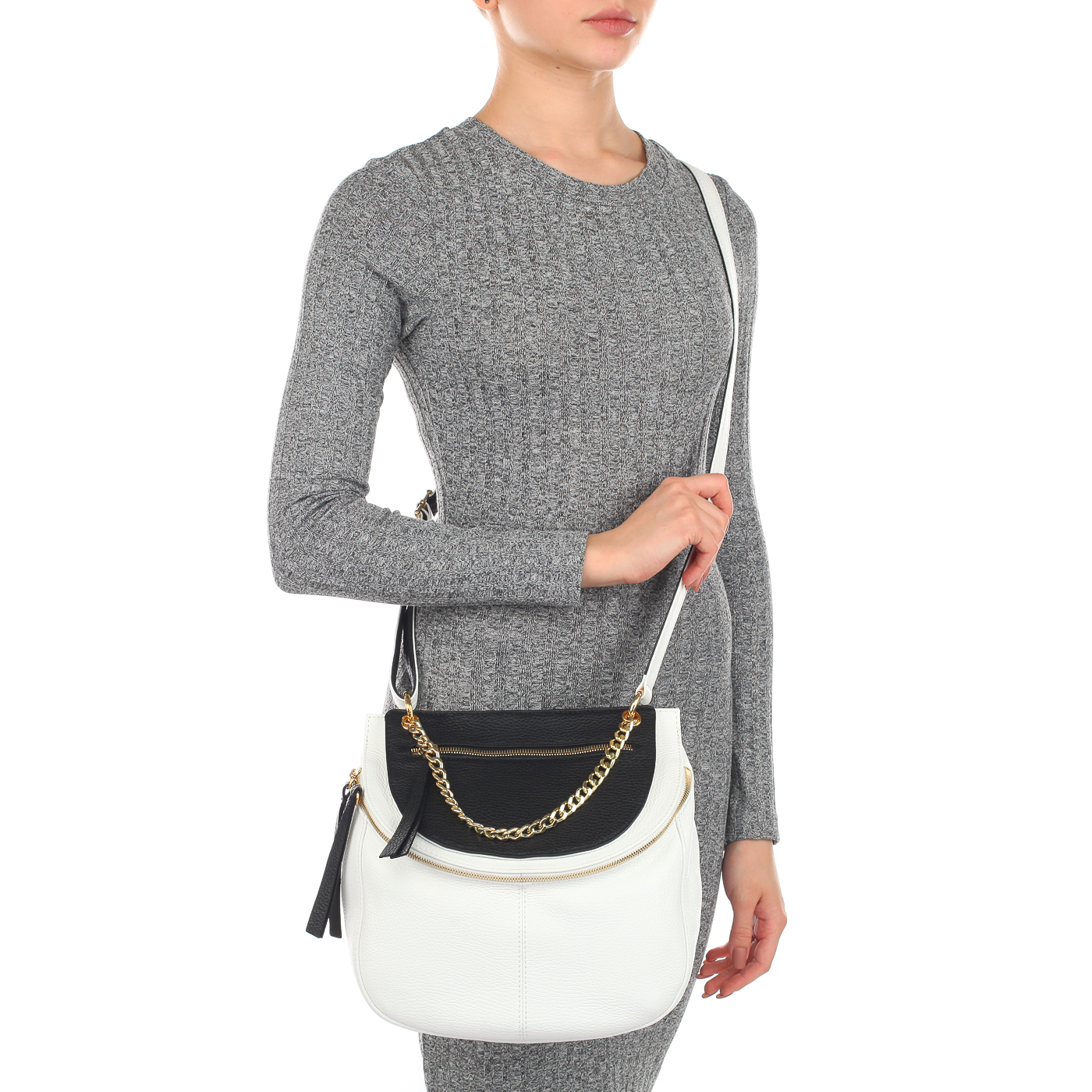 Женская сумочка-седло Bruno Rossi 