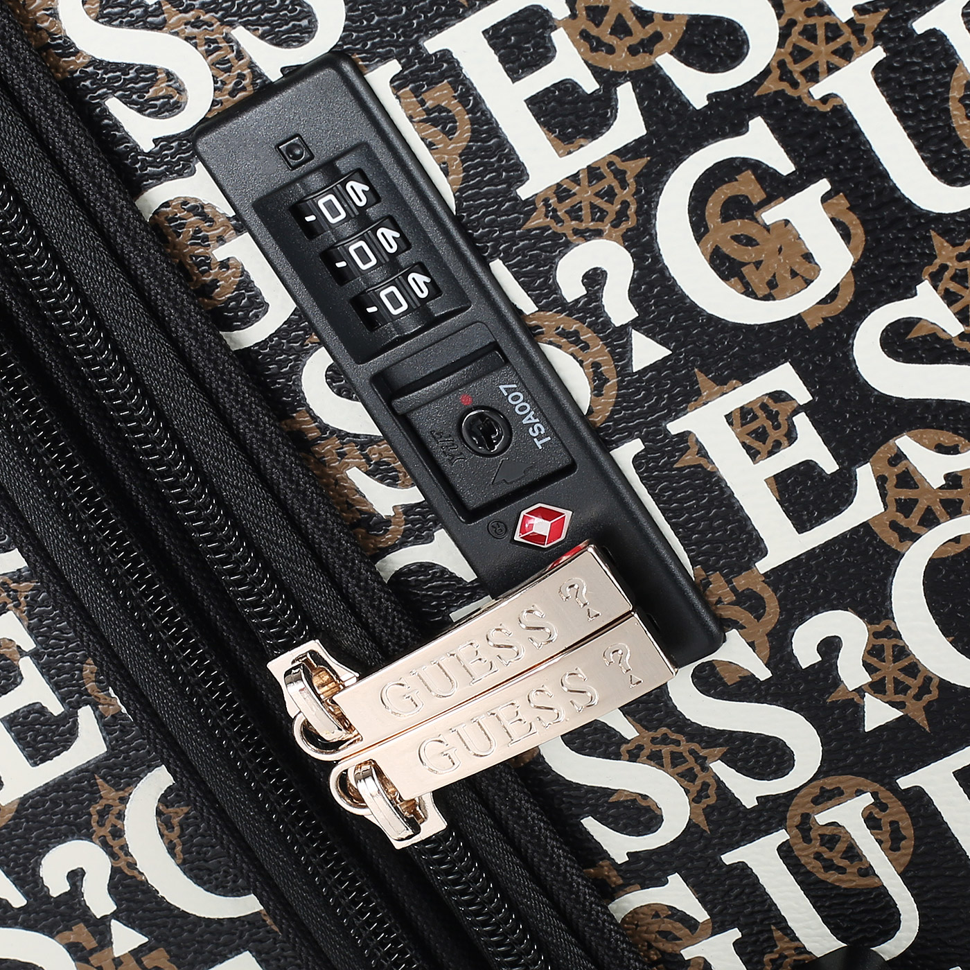 Чемодан большой L из полиурeтана Guess Stark