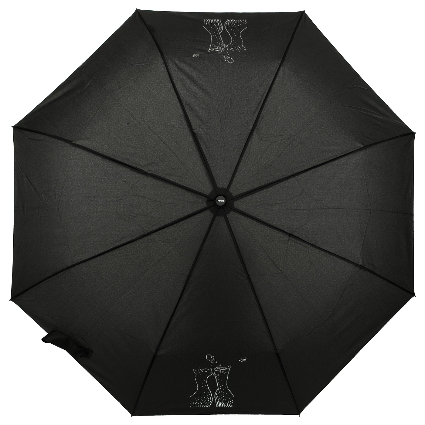 Складной зонт с принтом Doppler Cats