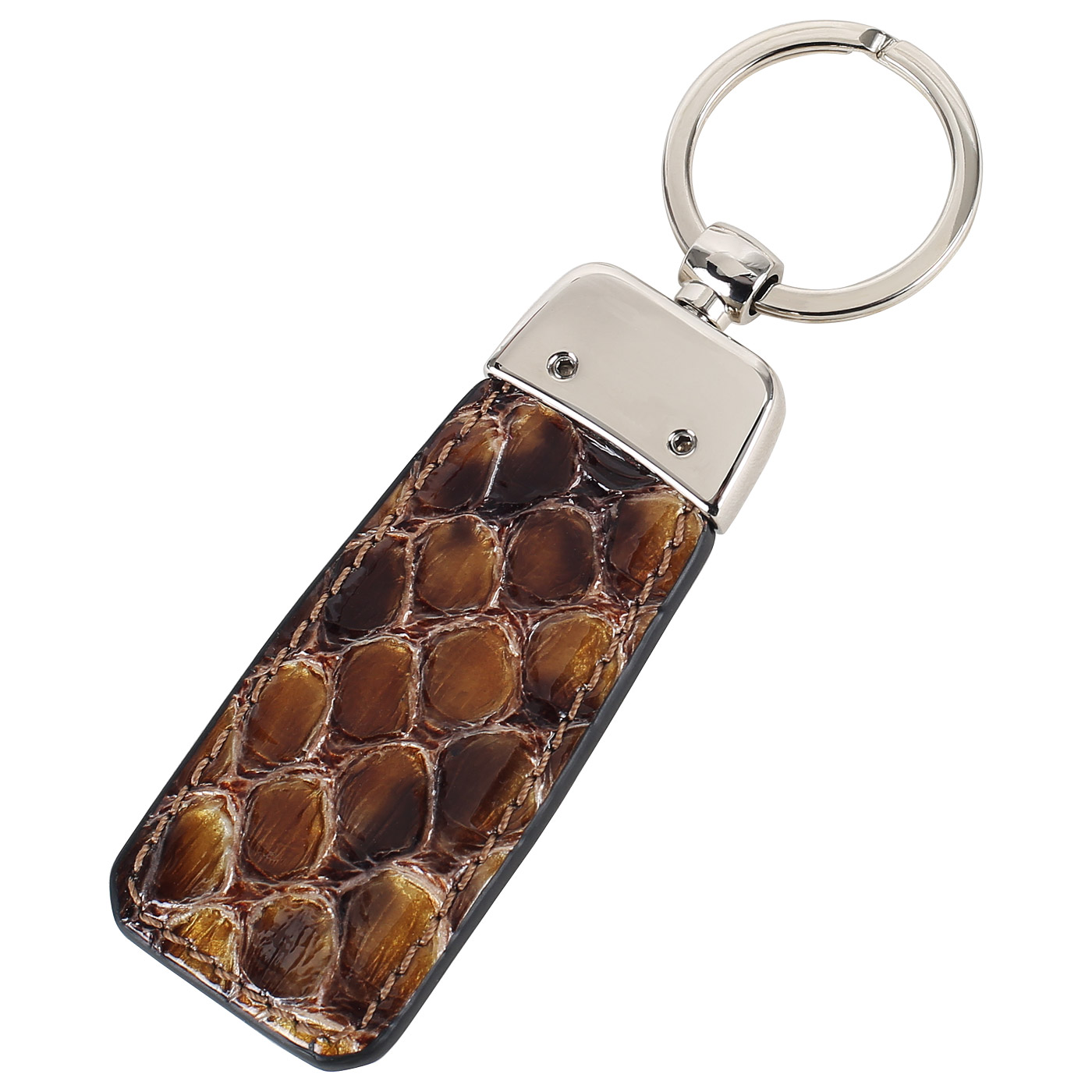 Кожаный лакированный брелок Neri Karra 