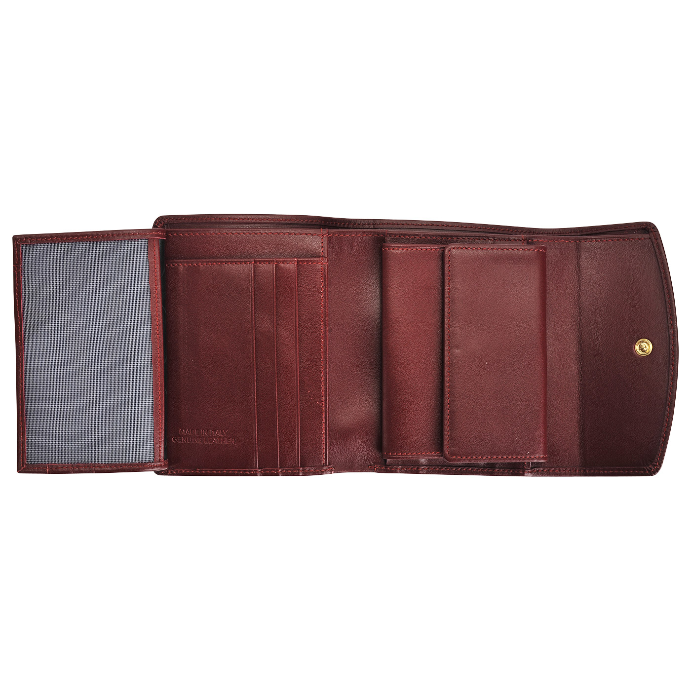 Женское кожаное портмоне на кнопке Chatte Zoe