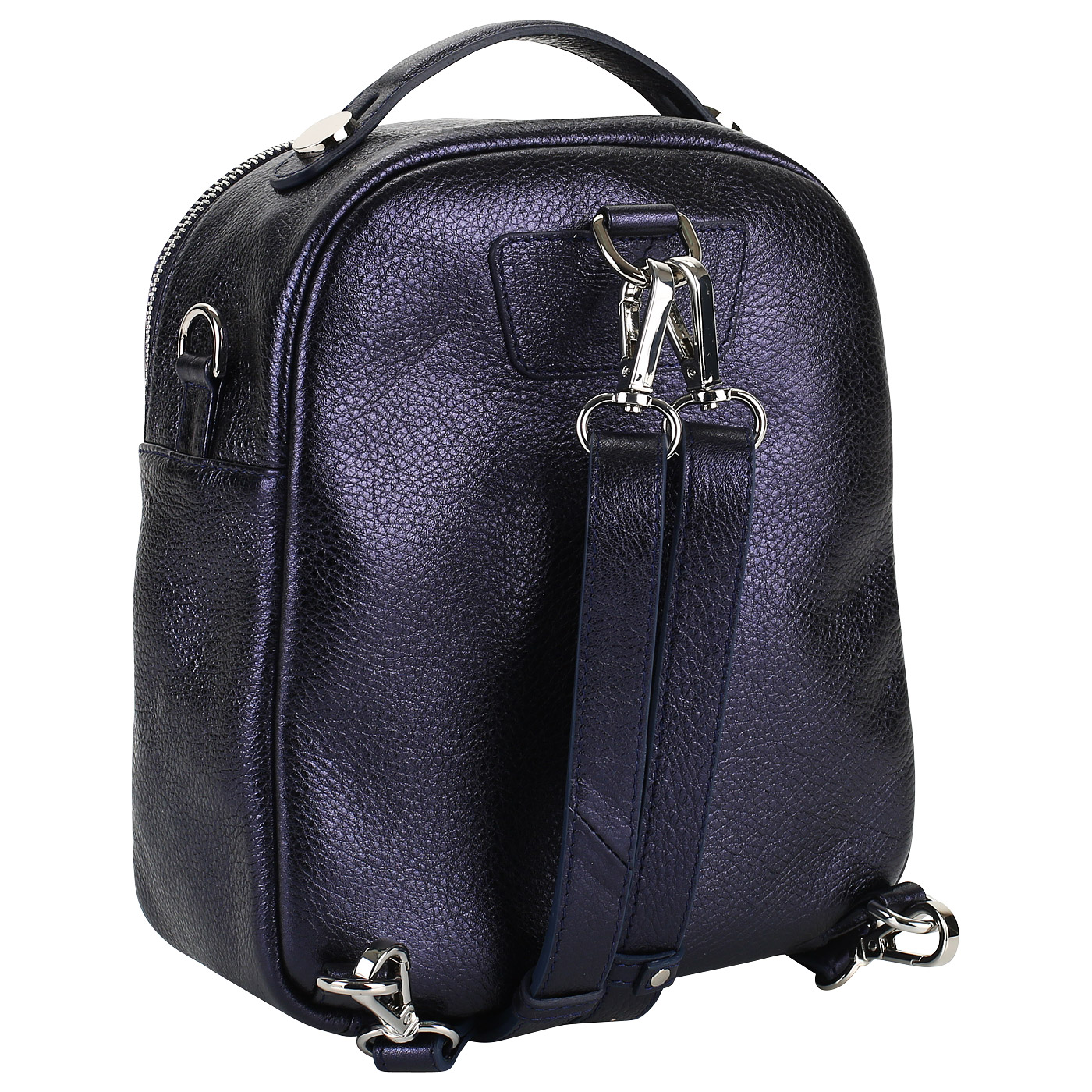 Женский рюкзачок из синей кожи Aurelli 