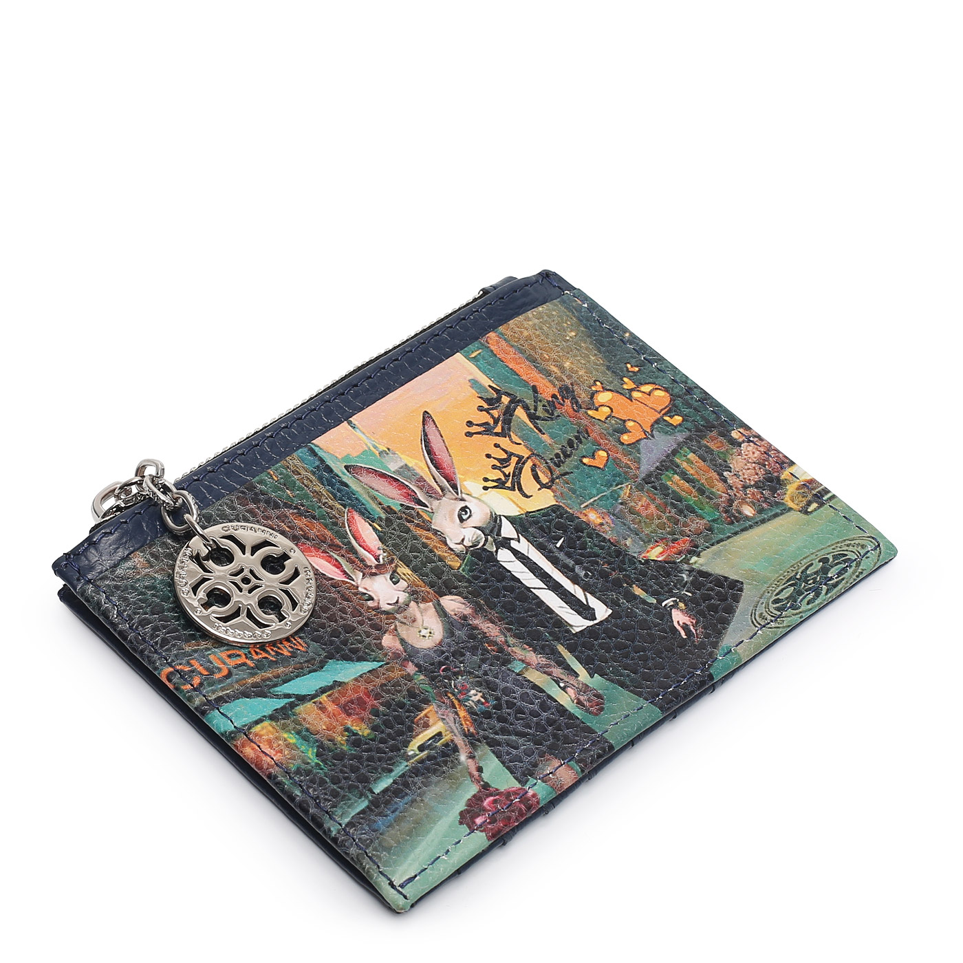 Визитница с принтом Curanni 