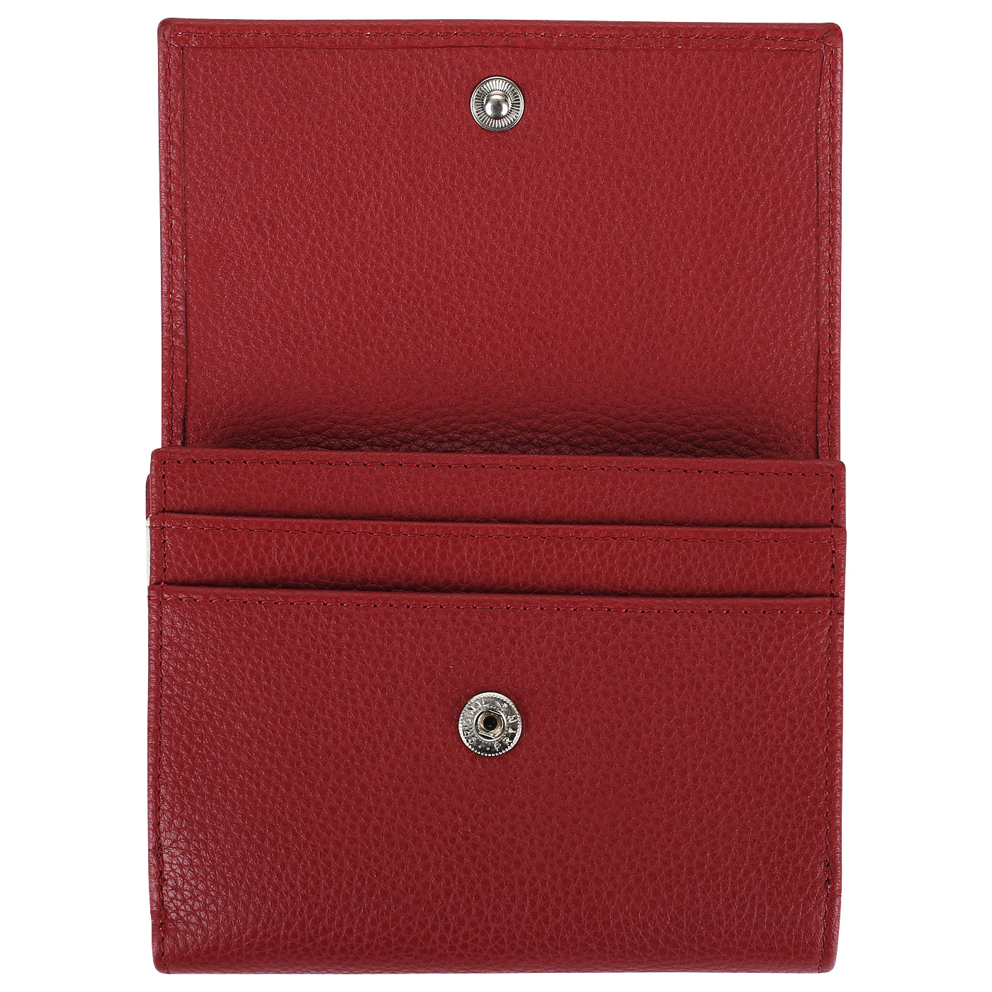 Красный кожаный кошелек Aurelli Felicie