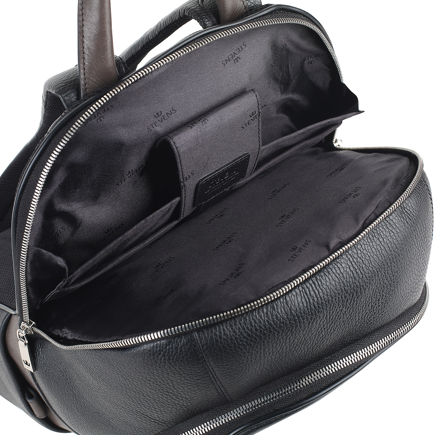 Мужской кожаный рюкзак с отделением для ноутбука Stevens 
