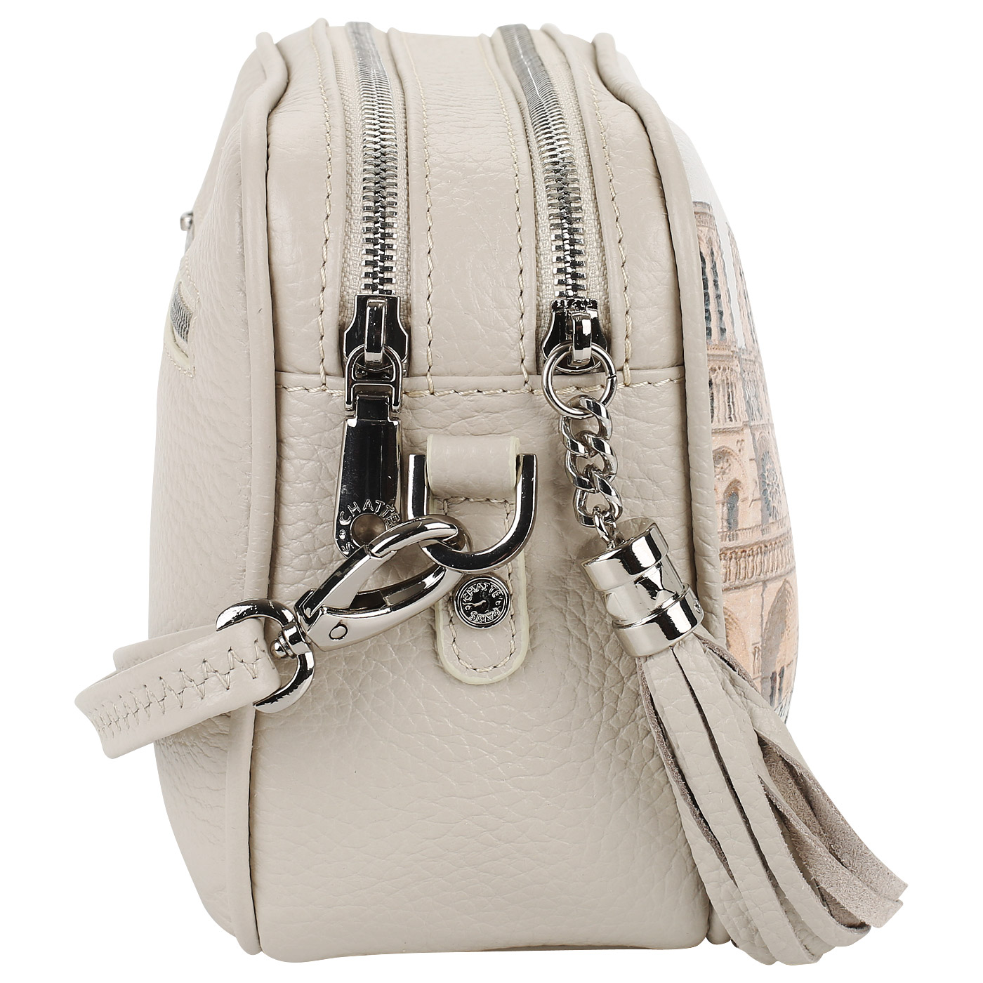 Маленькая женская сумочка с принтом Chatte 