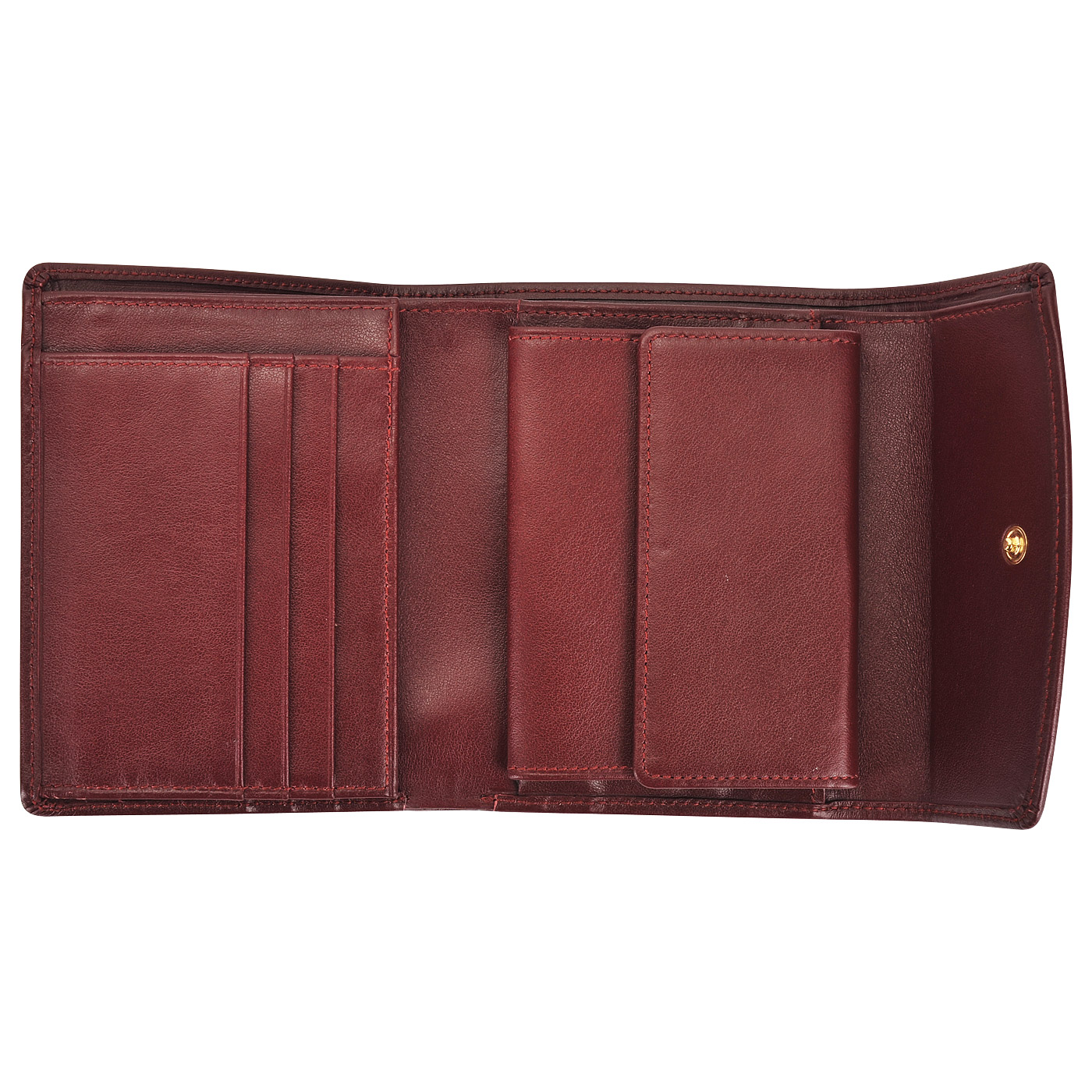 Женское кожаное портмоне на кнопке Chatte Zoe