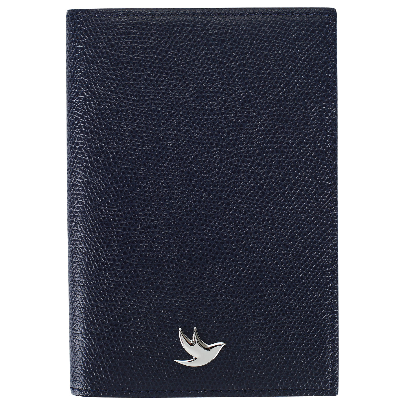 Aurelli Обложка для паспорта из синей кожи