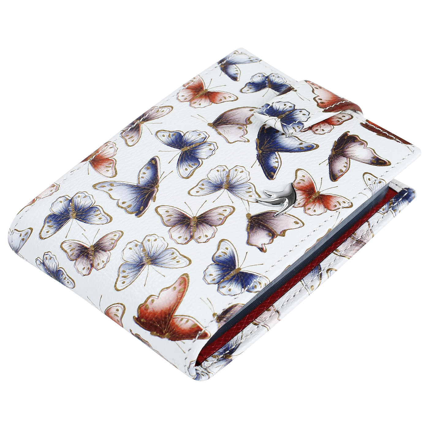 Компактная кожаная визитница Aurelli Alma fantasia