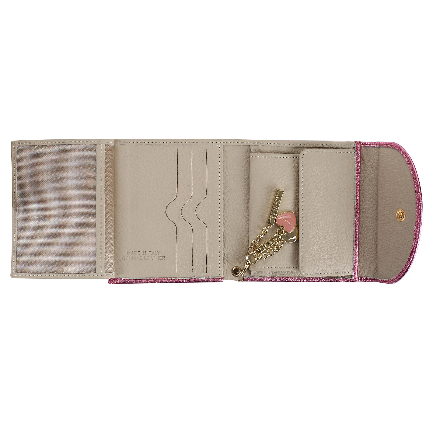 Складное портмоне из кожи Chatte Amelie shine