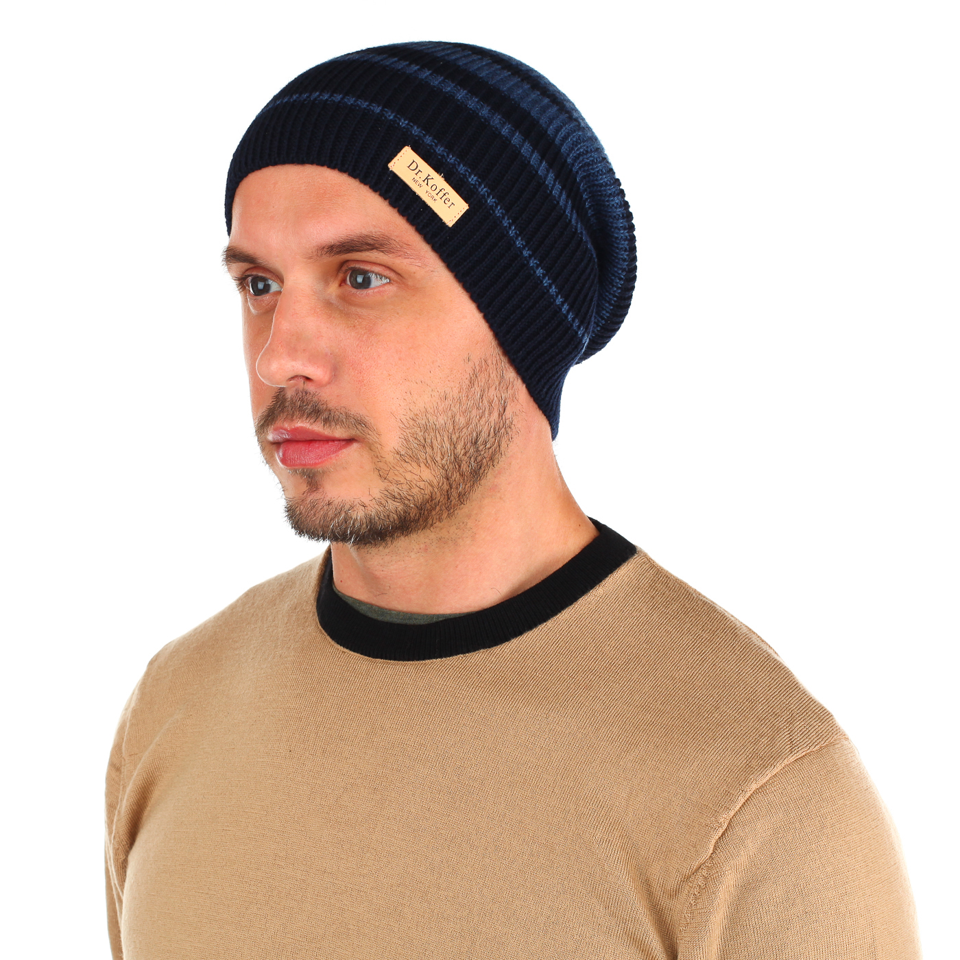 Полосатая шапка Dr. Koffer 
