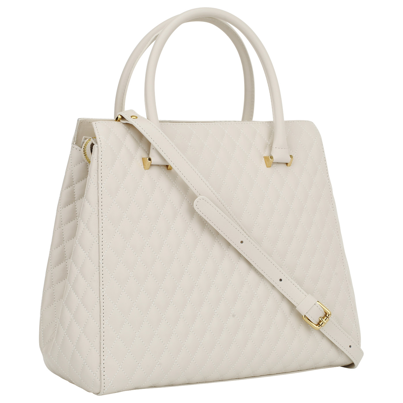 Стеганая кожаная сумка Valentino Orlandi Ginger