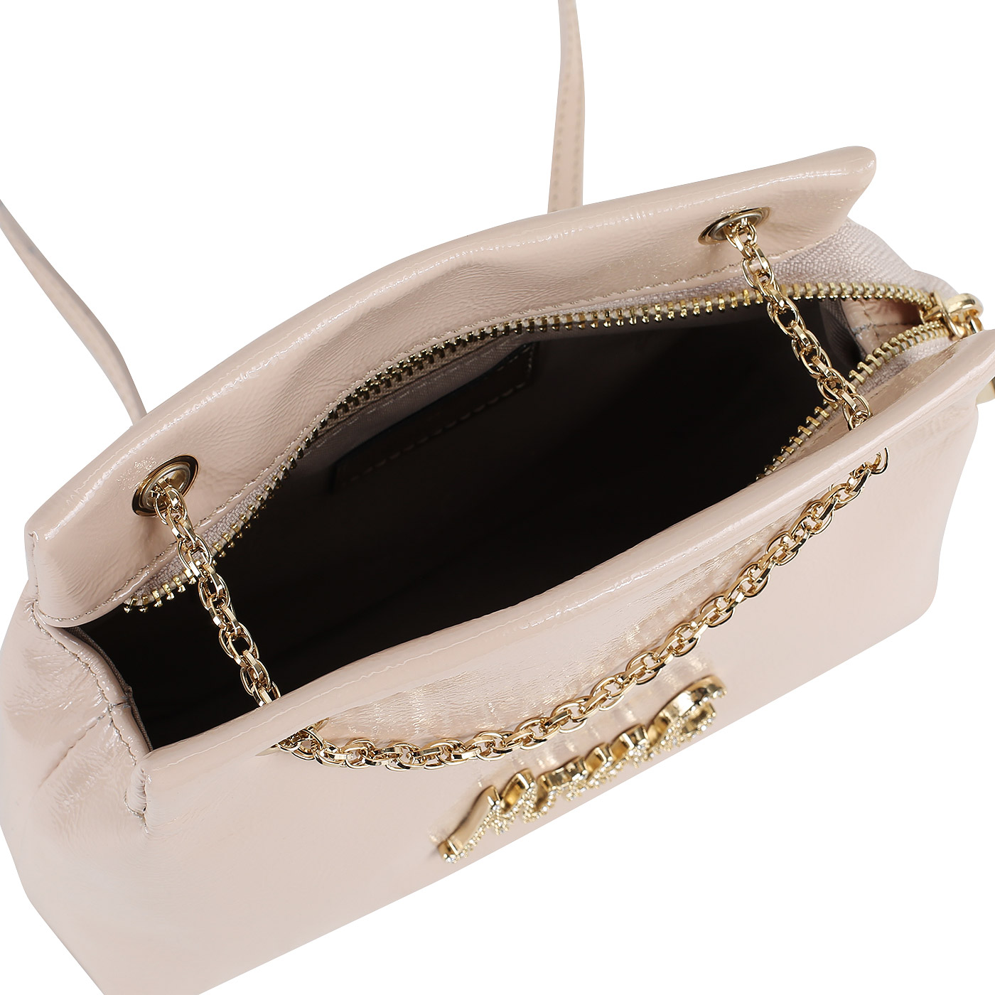 Кожаная сумка с цепочкой Marina Creazioni X1010 STRASS