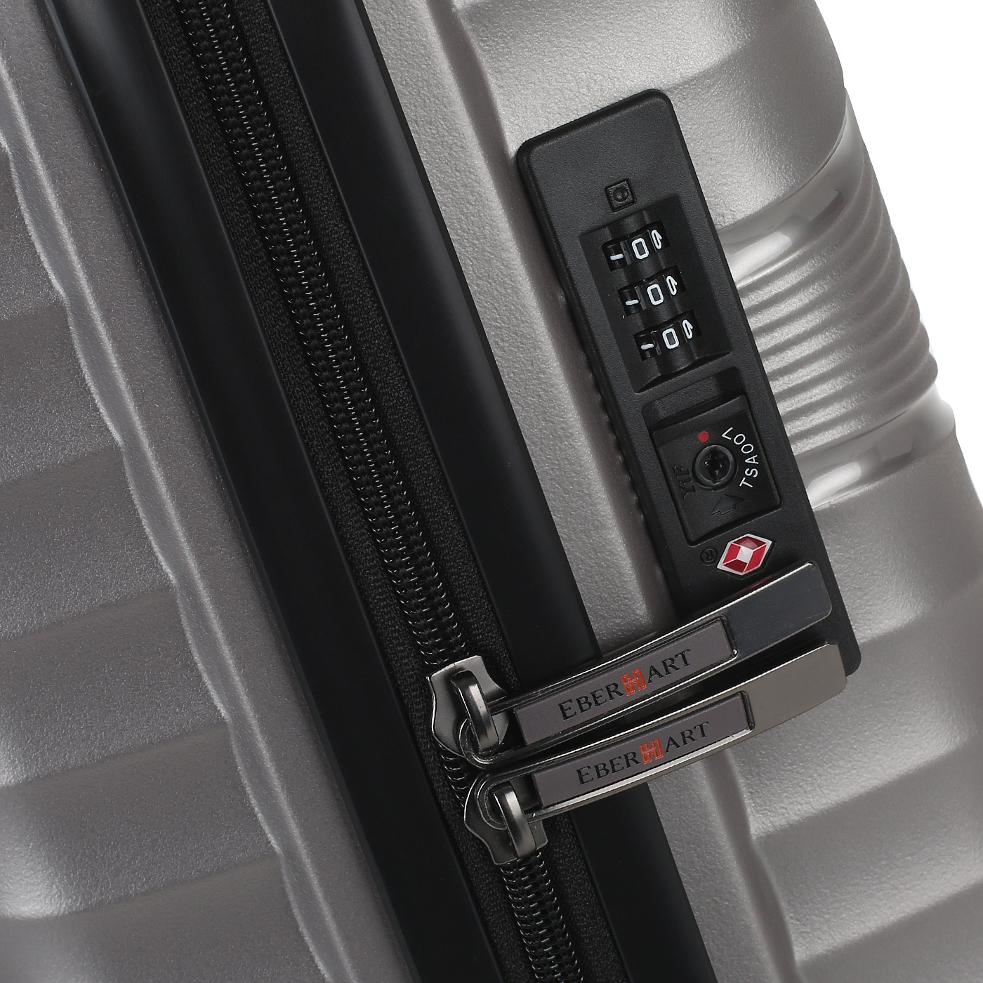 Чемодан для ручной клади из полипропилена с кодовым замком Eberhart Elemental