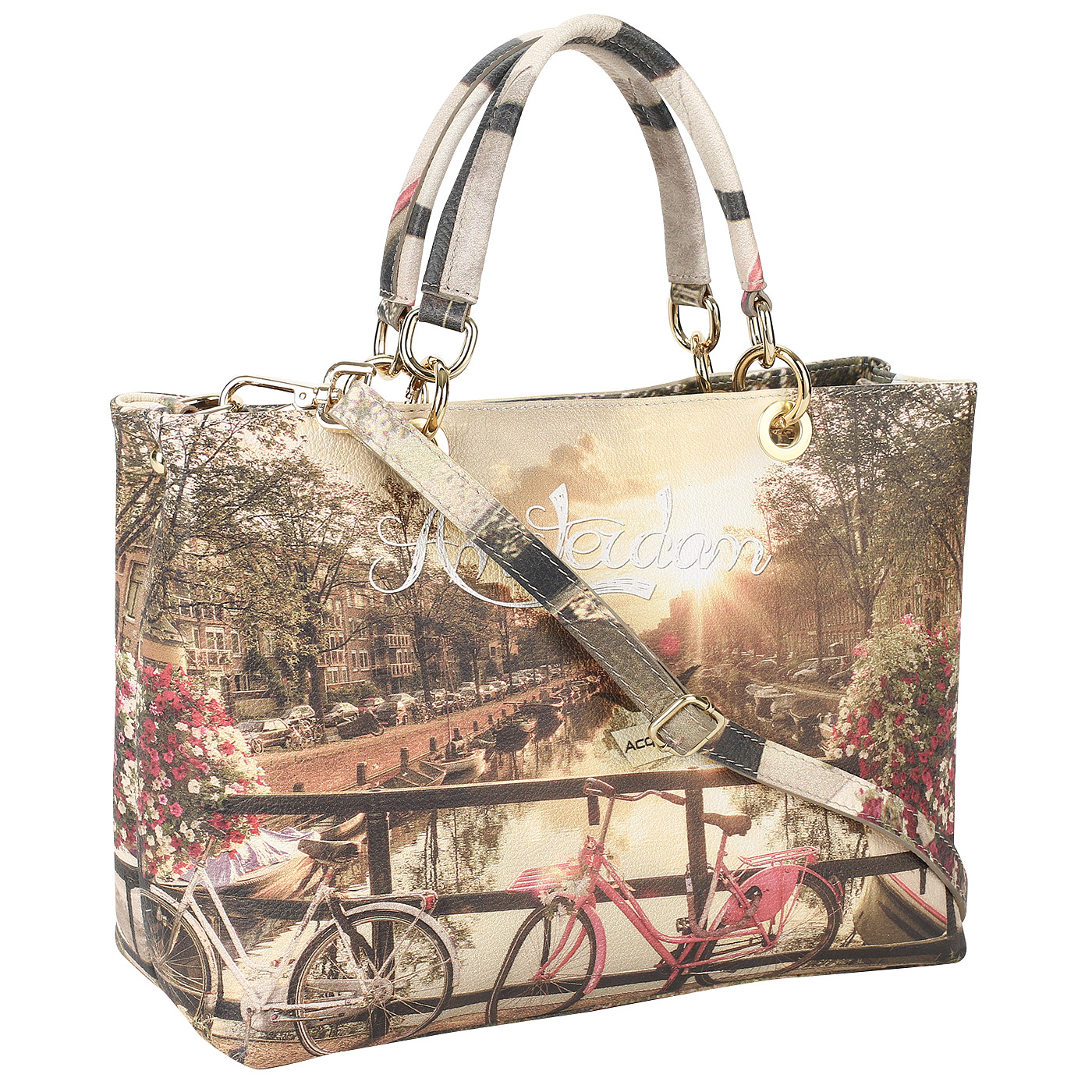 Сумка с принтом Acquanegra Amsterdam