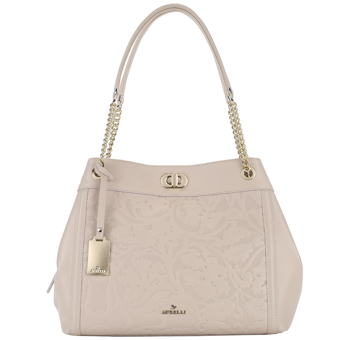 Aurelli Кожаная сумка с тиснением