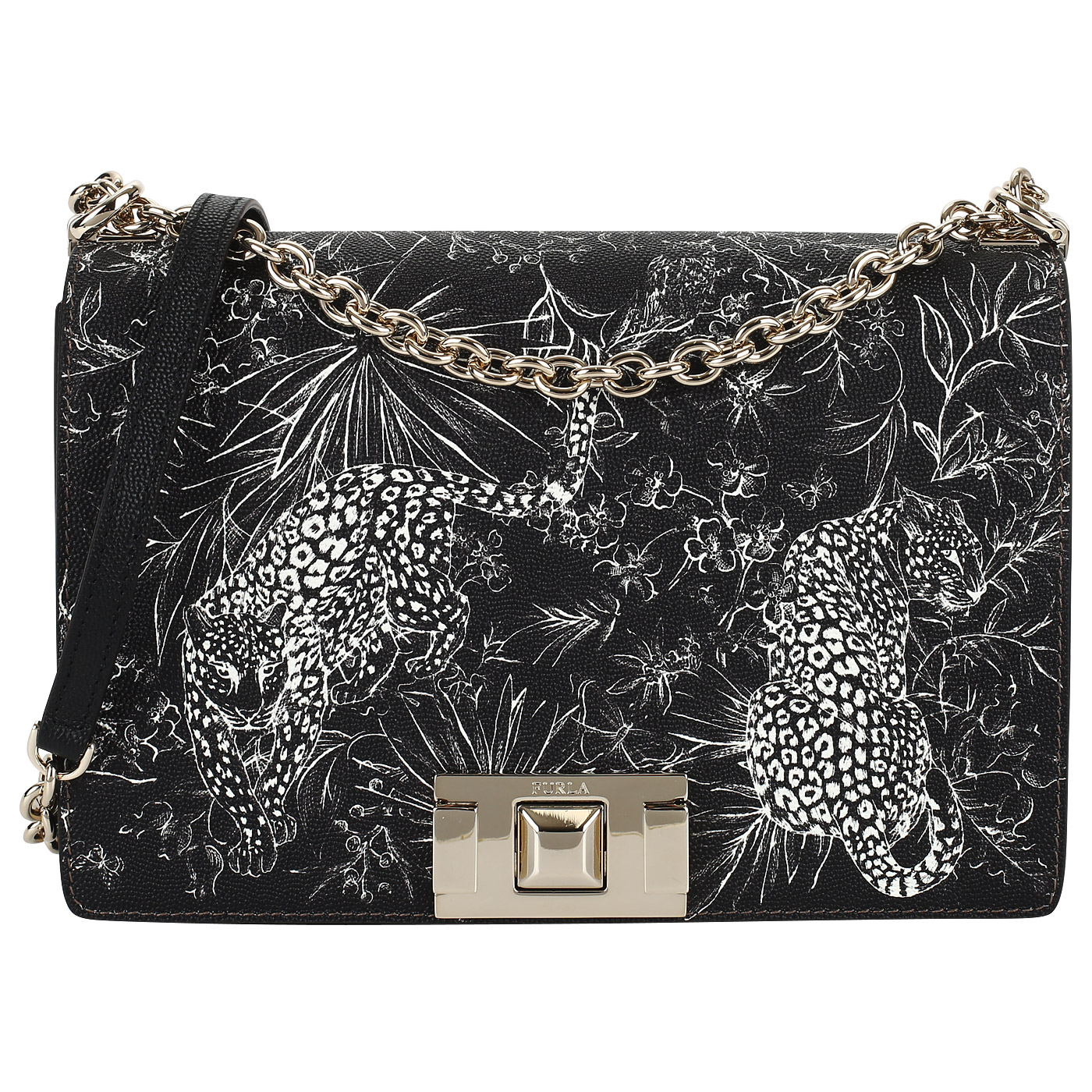 Furla Сумка из тисненой кожи