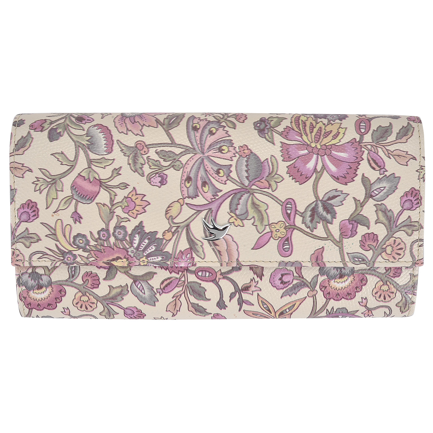 Aurelli Женское кожаное портмоне с принтом