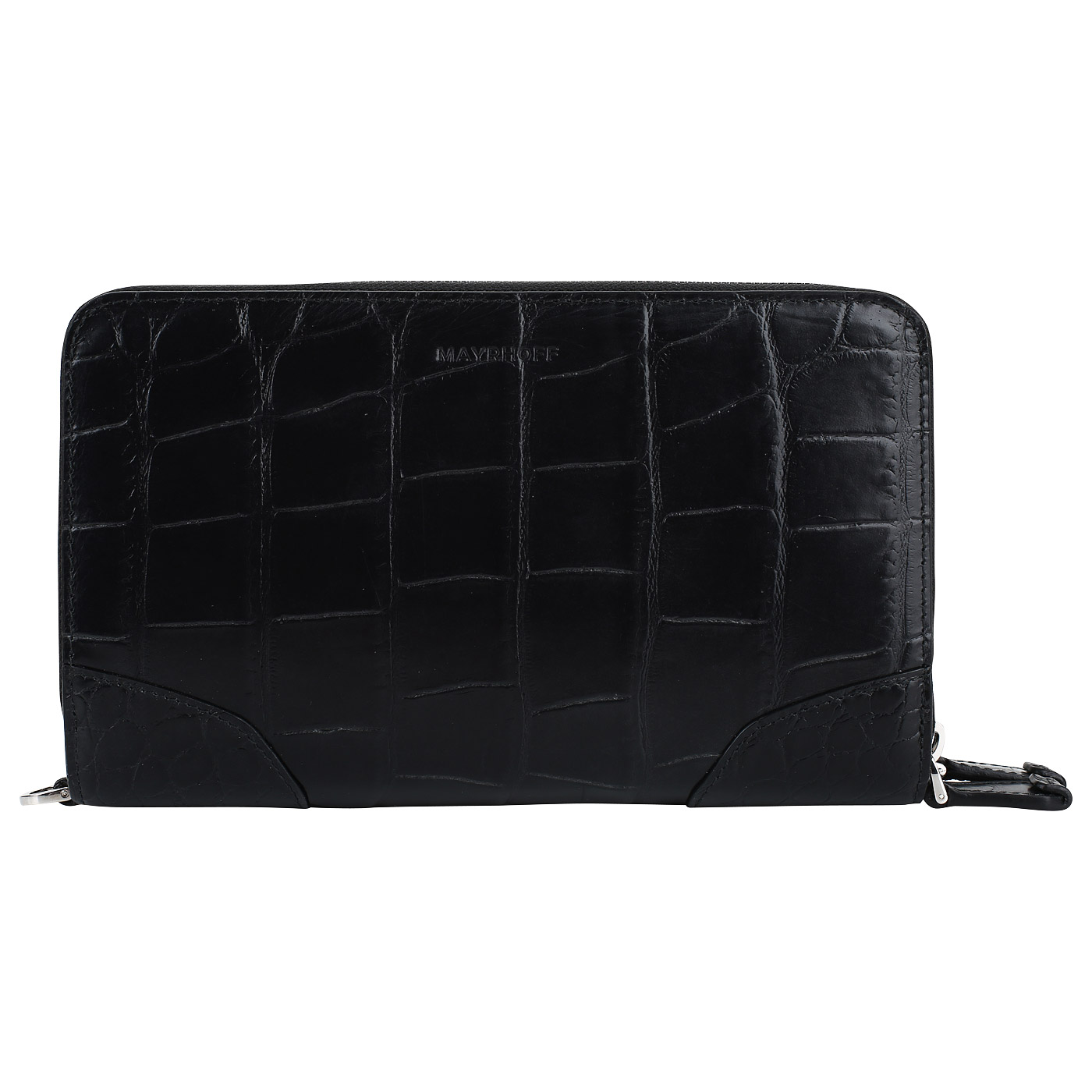 Mayrhoff Сумка-визитка с отделкой под крокодиловую кожу