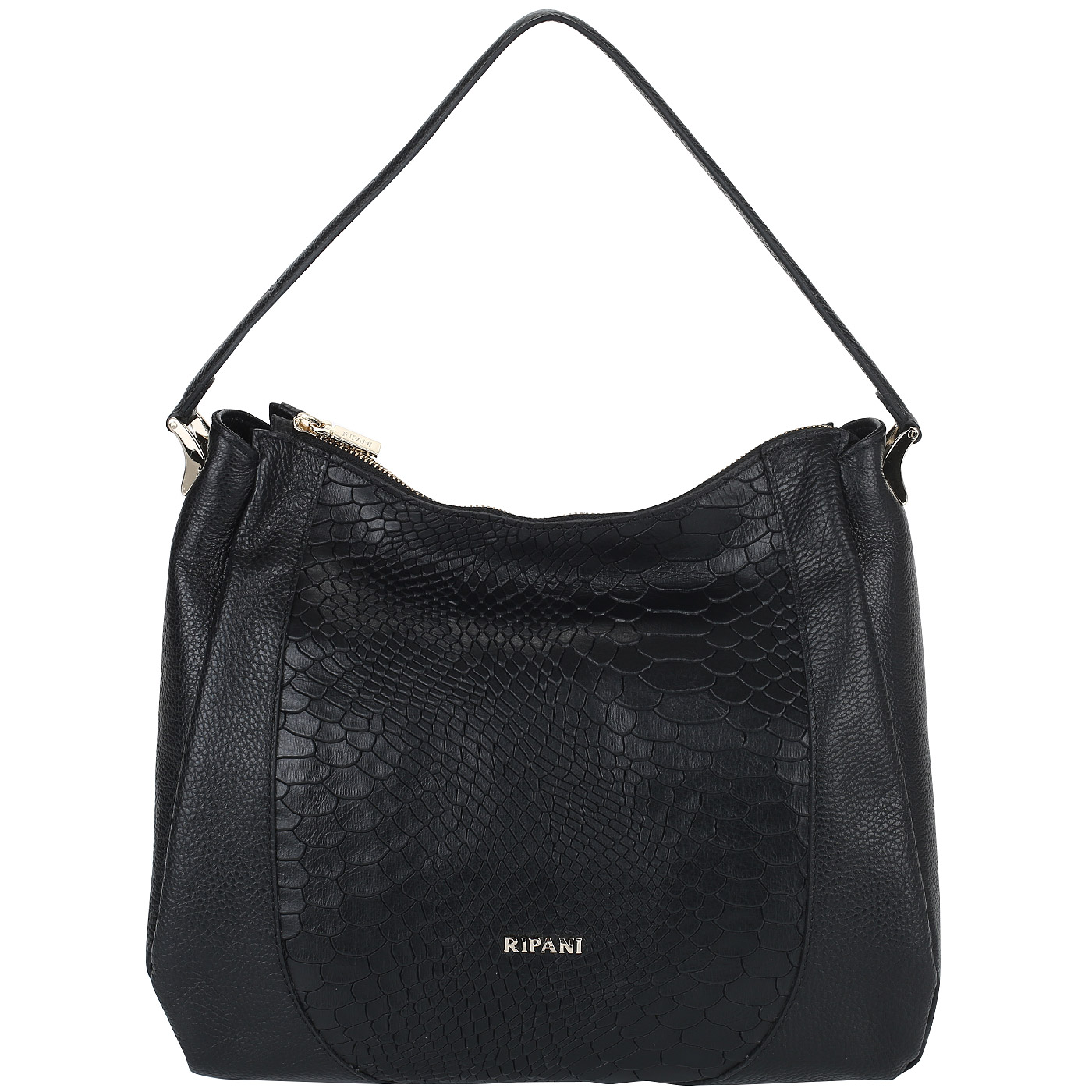 Ripani Черная кожаная сумка