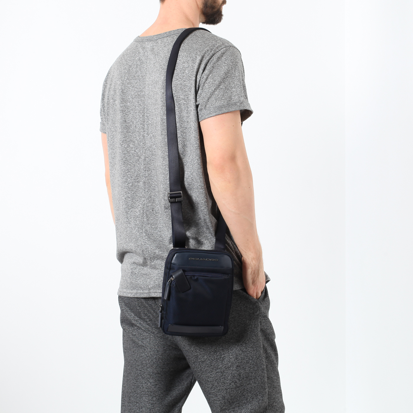 Комбинированная сумка через плечо Piquadro Klout