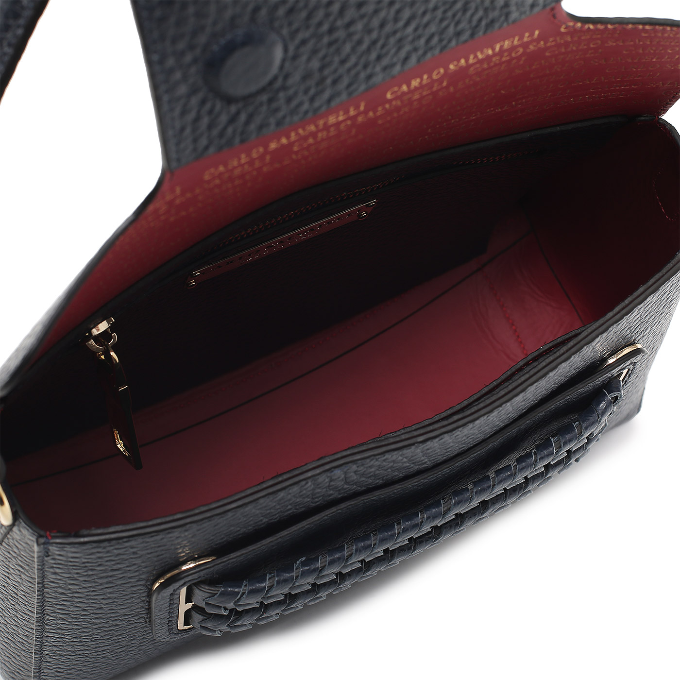 Кожаная сумка Carlo Salvatelli Charlotte cervino