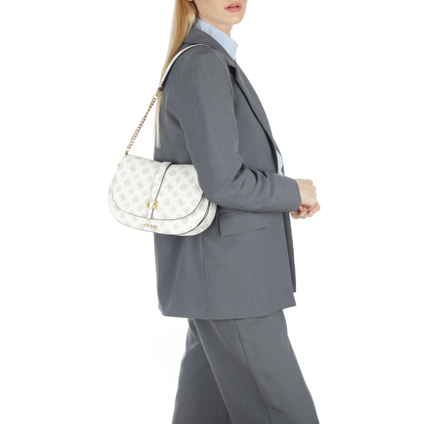 Сумка с ручкой-цепью Guess Kuba