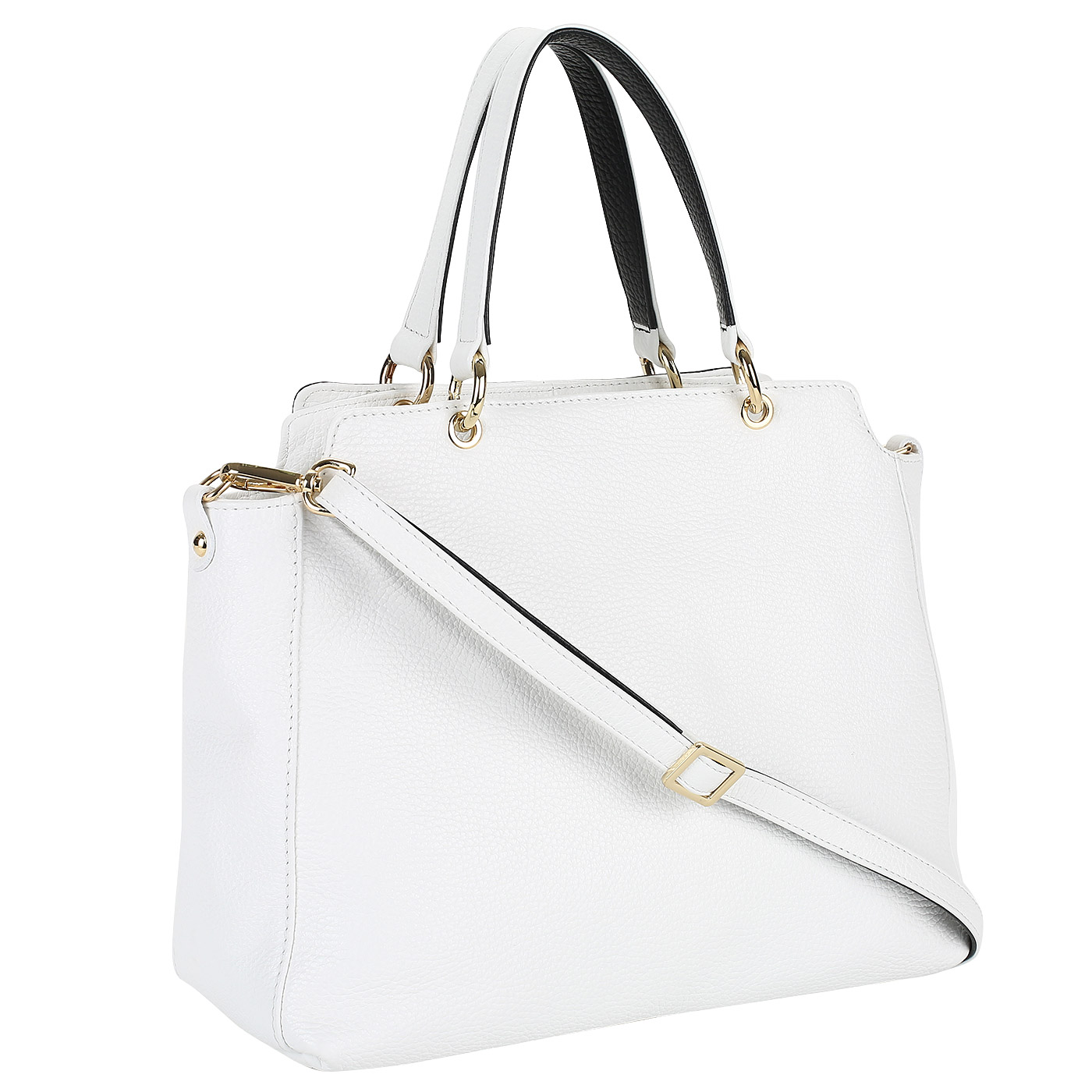 Кожаная сумка с плечевым ремешком Bruno Rossi 