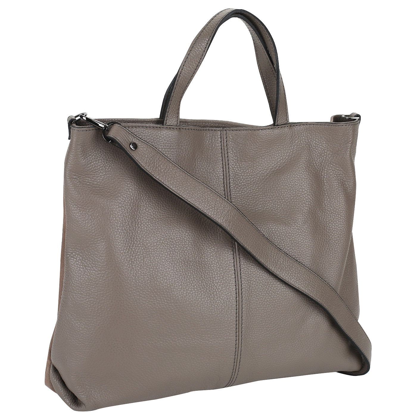 Вместительная сумка из кожи и замши Ripani Clivia