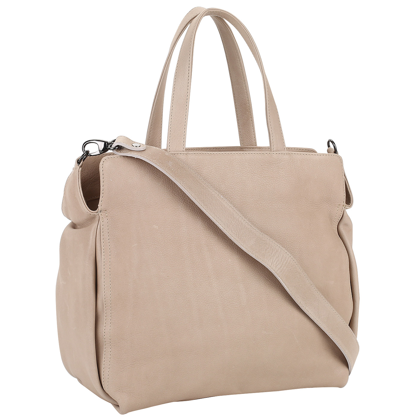 Сумка из мягкой кожи Bruno Rossi 