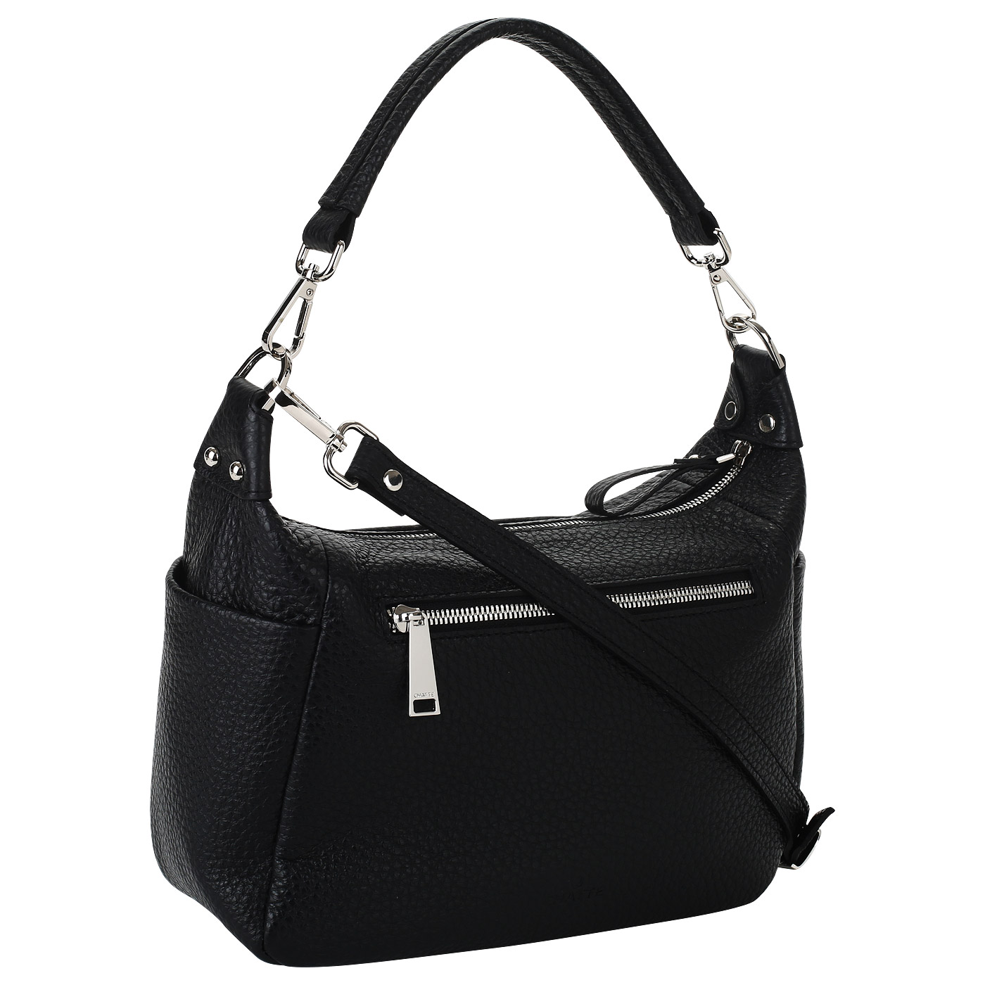 Кожаная сумка на молнии Chatte 