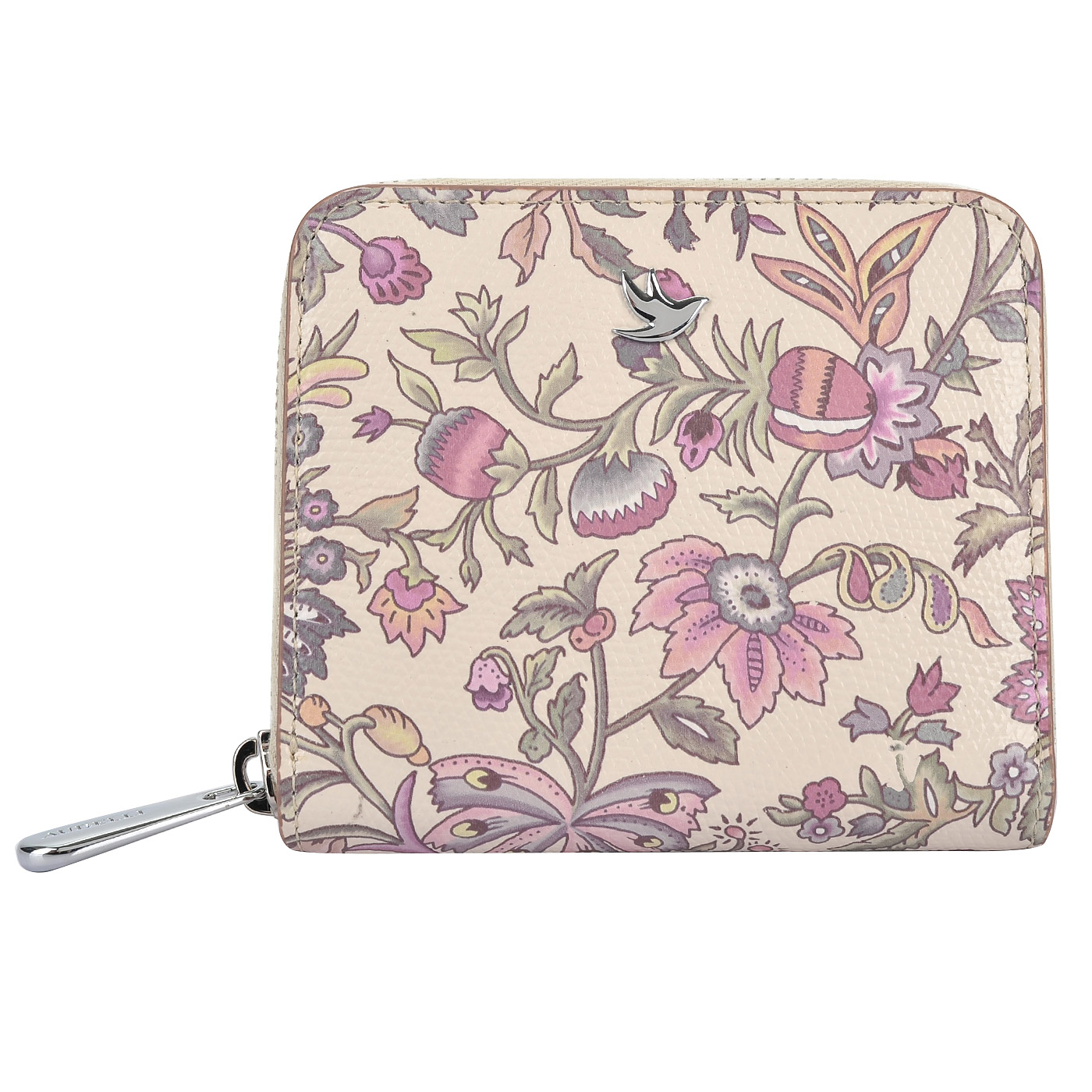 Aurelli Компактное кожаное портмоне с принтом