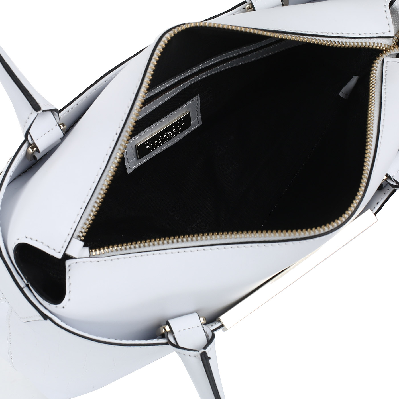 Белая кожаная сумка Ripani Capinera