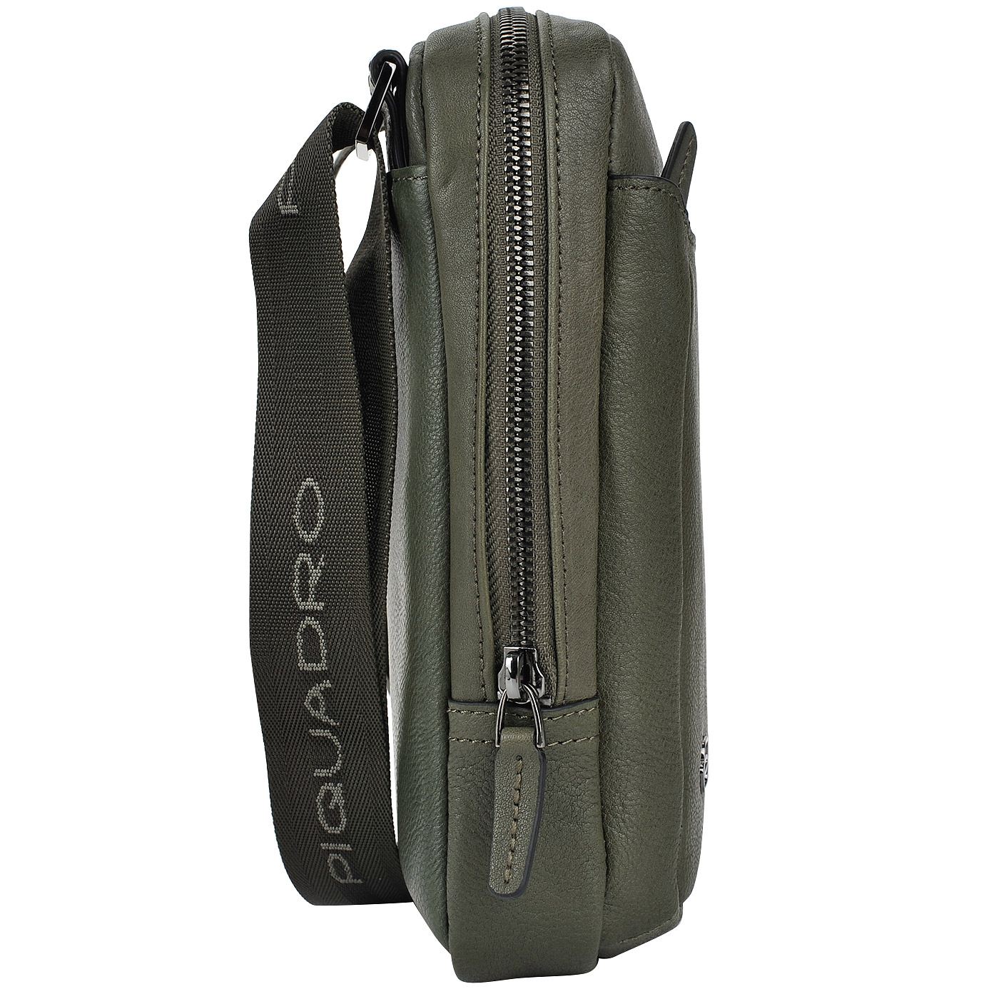 Кожаная сумка через плечо Piquadro Black square