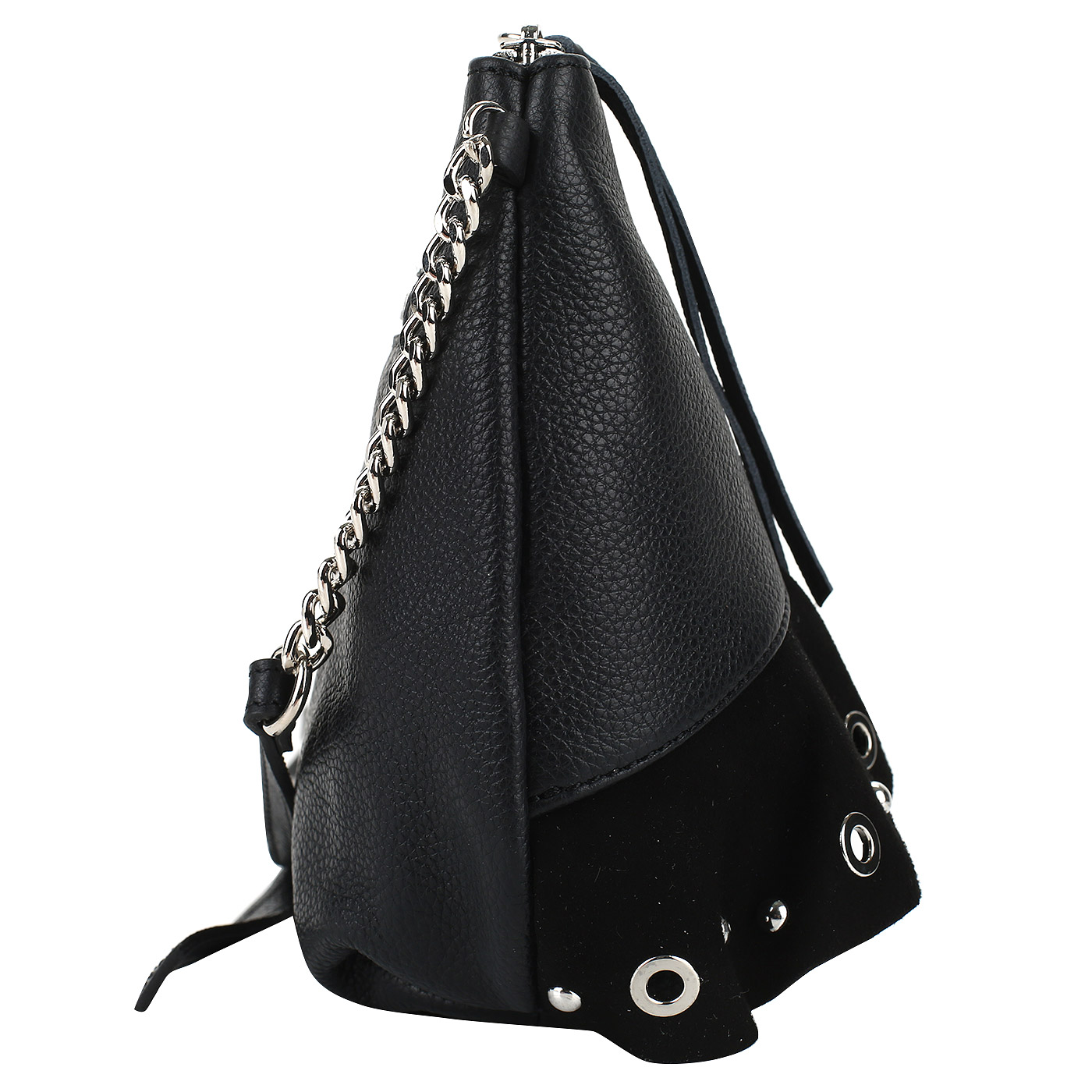 Кожаная сумочка на молнии Marina Creazioni 