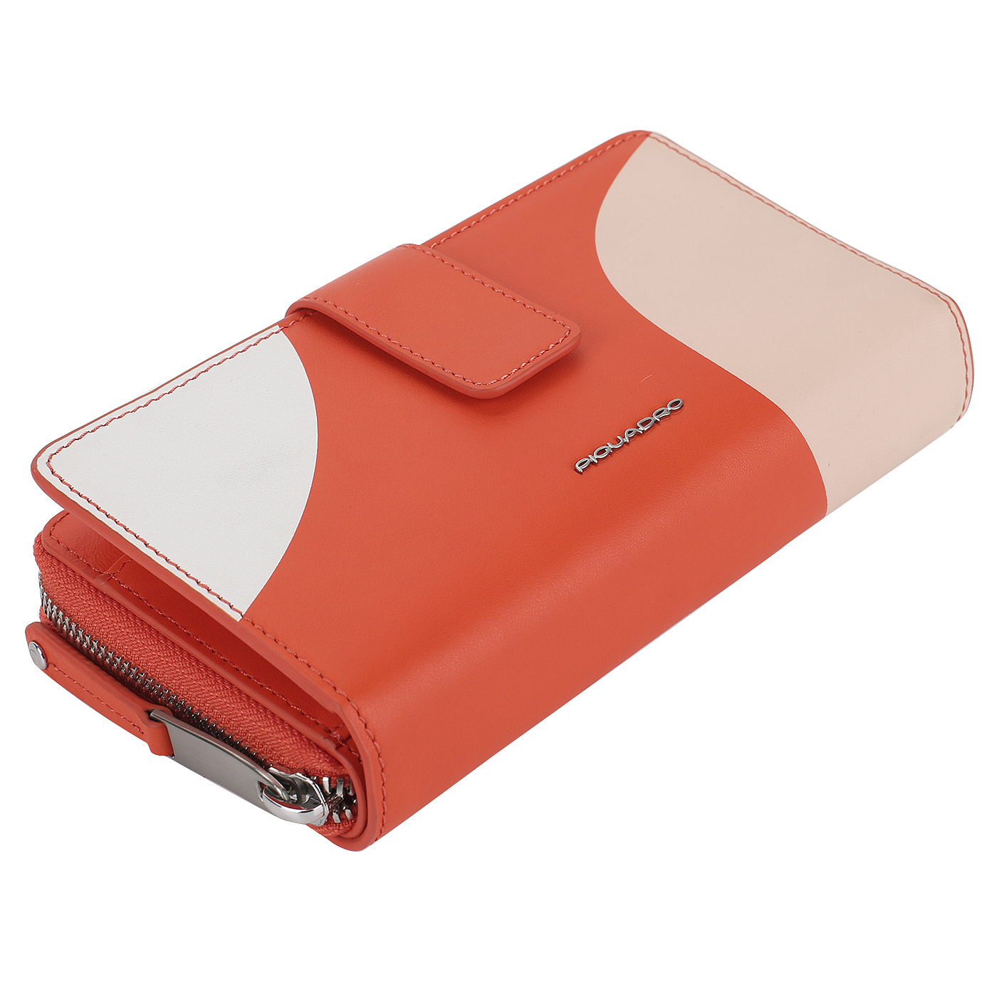 Кожаное портмоне с двумя отделами Piquadro Tag