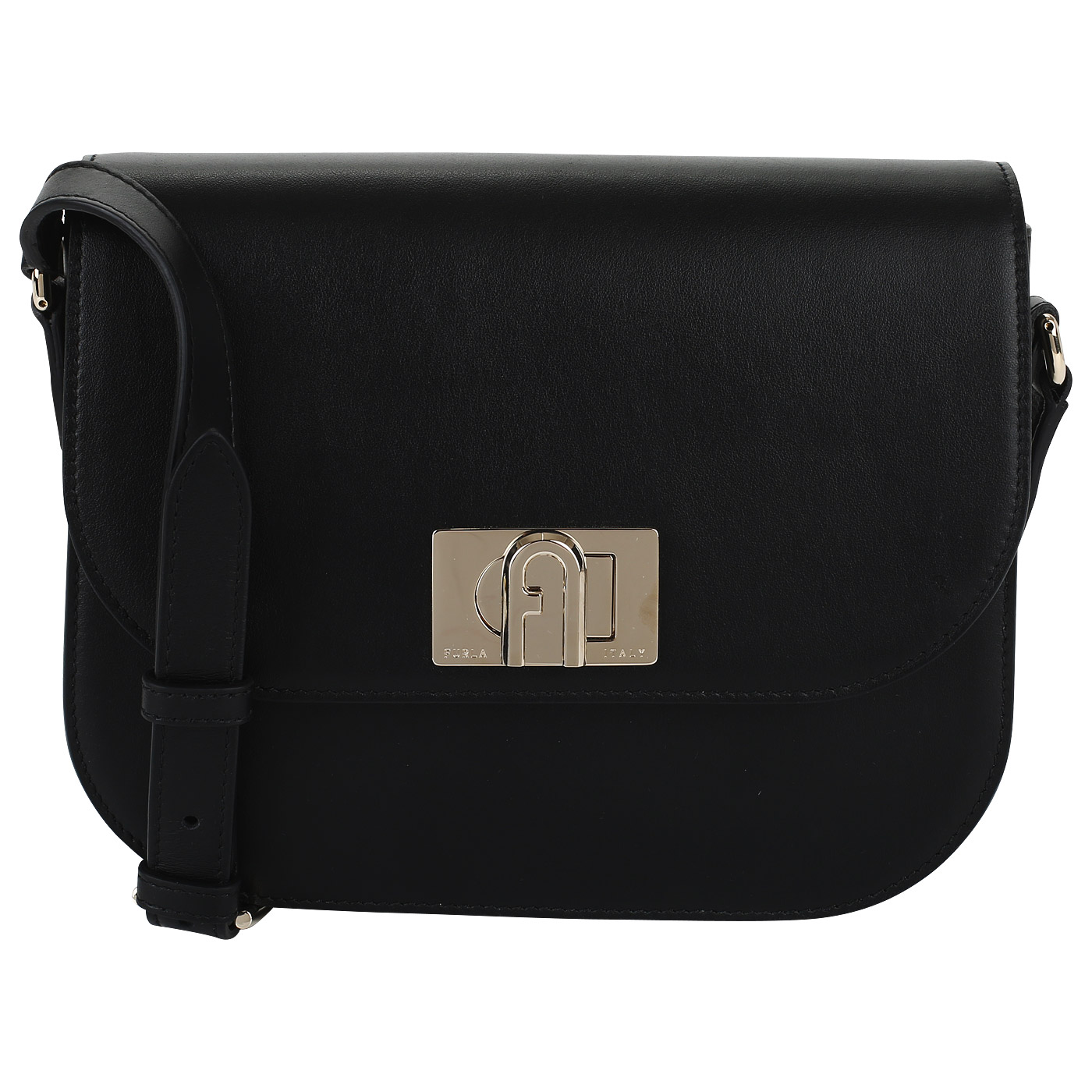 Furla Черная кожаная сумка