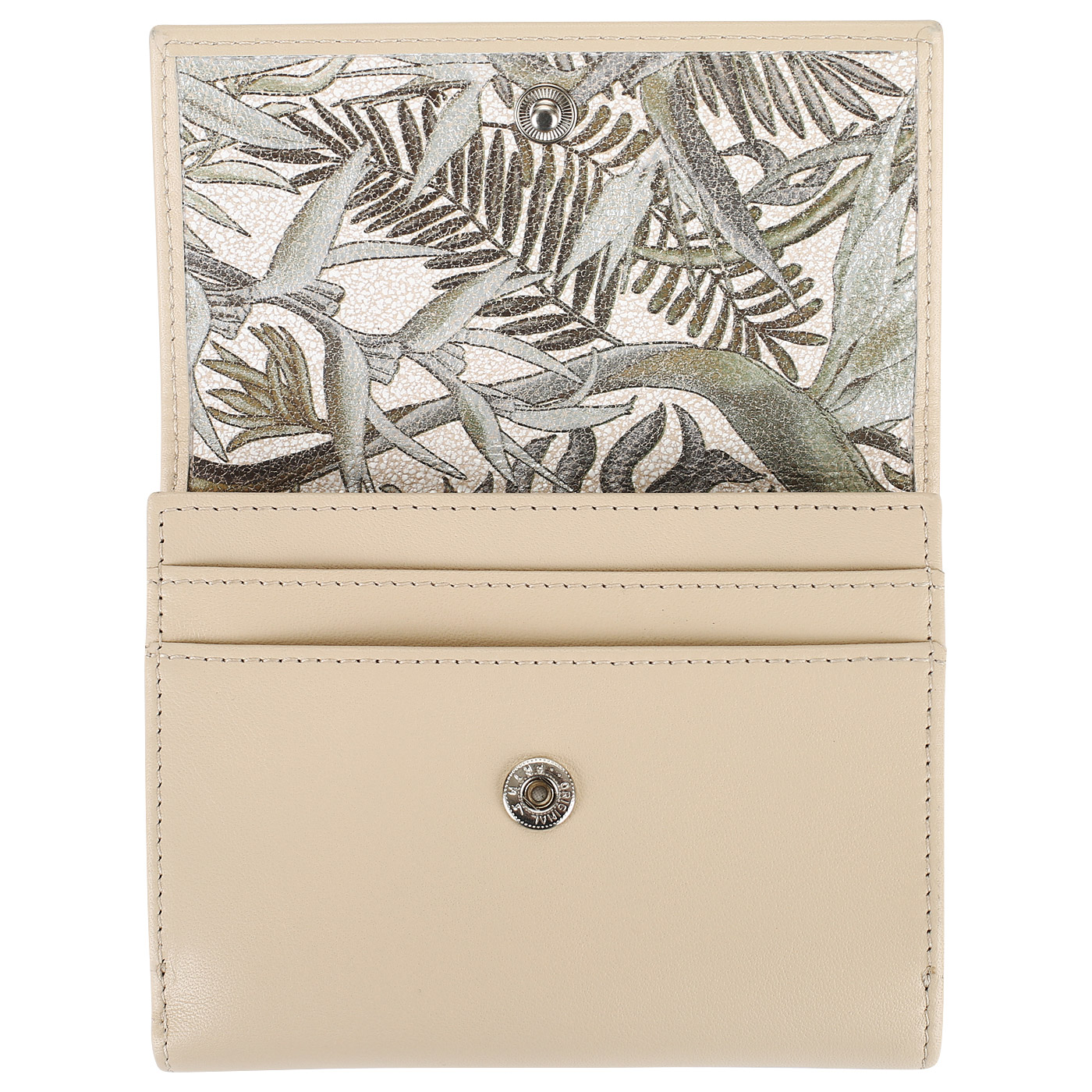 Маленькое кожаное портмоне Aurelli Luna tropico