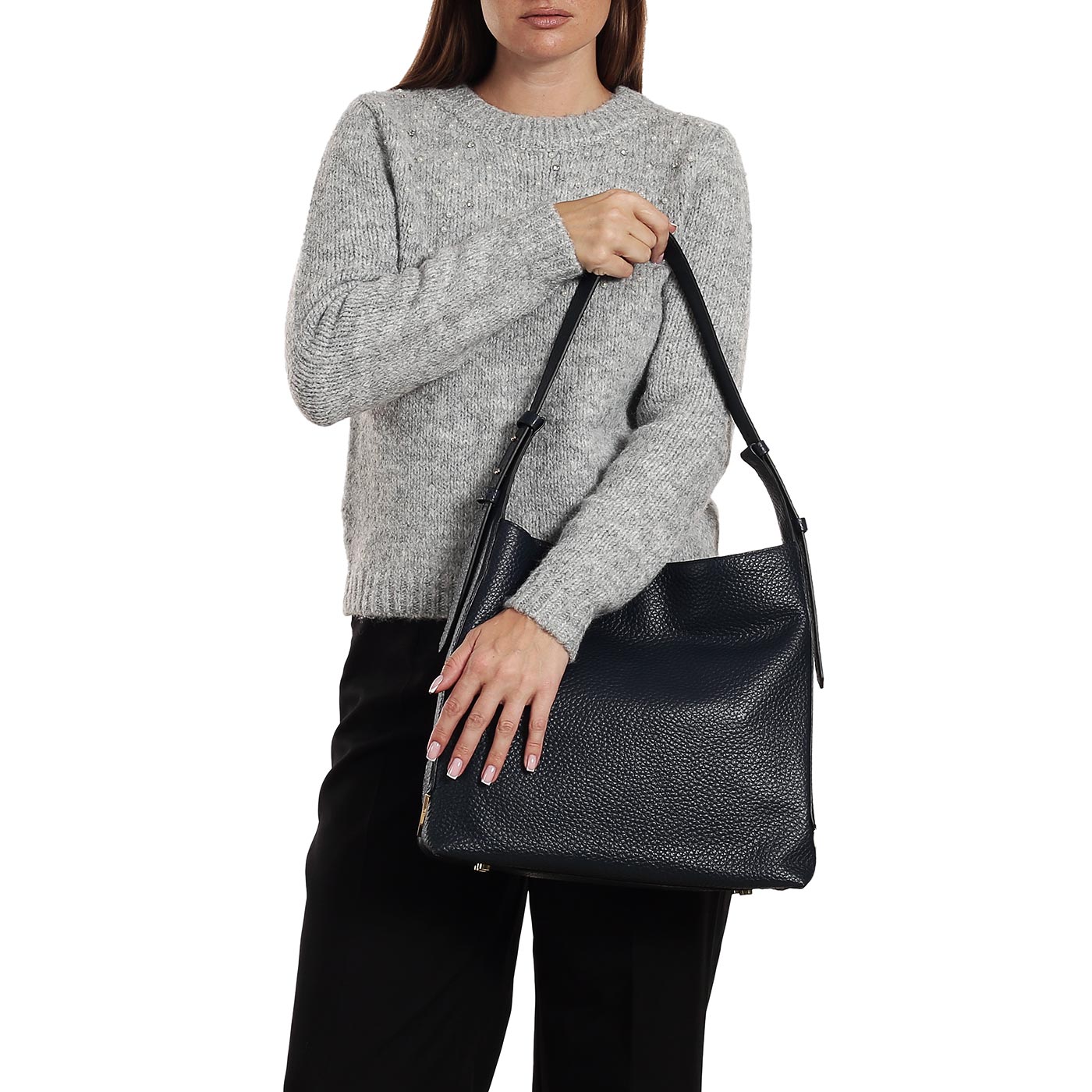 Кожаная сумка Carlo Salvatelli Violetta cervino