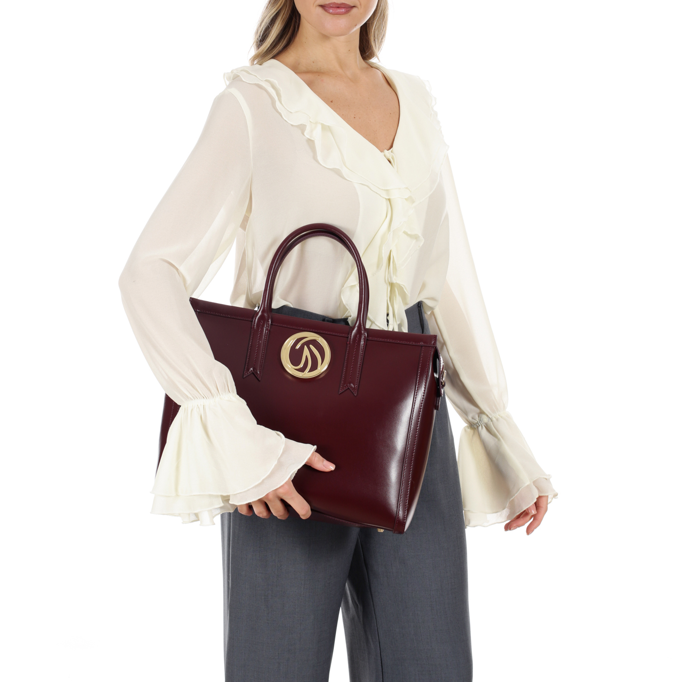 Кожаная сумка Gilda Tonelli Calf