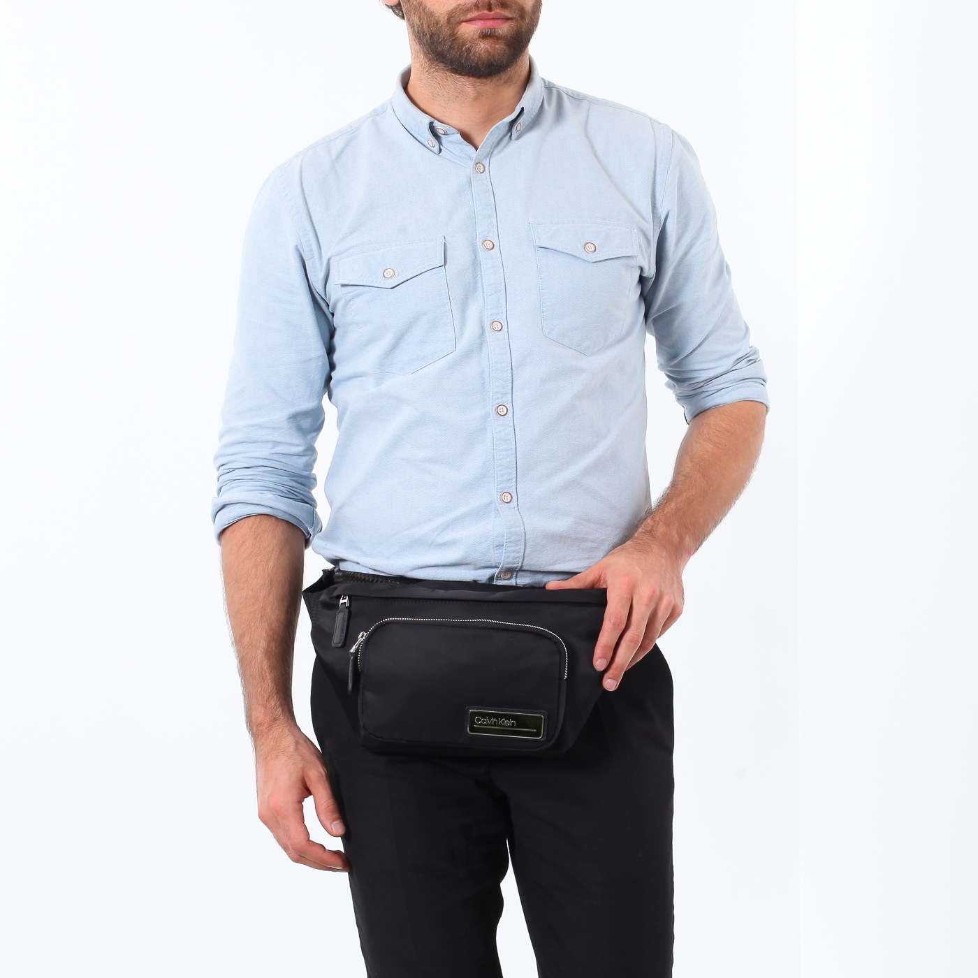 Черная поясная сумка Calvin Klein Jeans Primary Waist