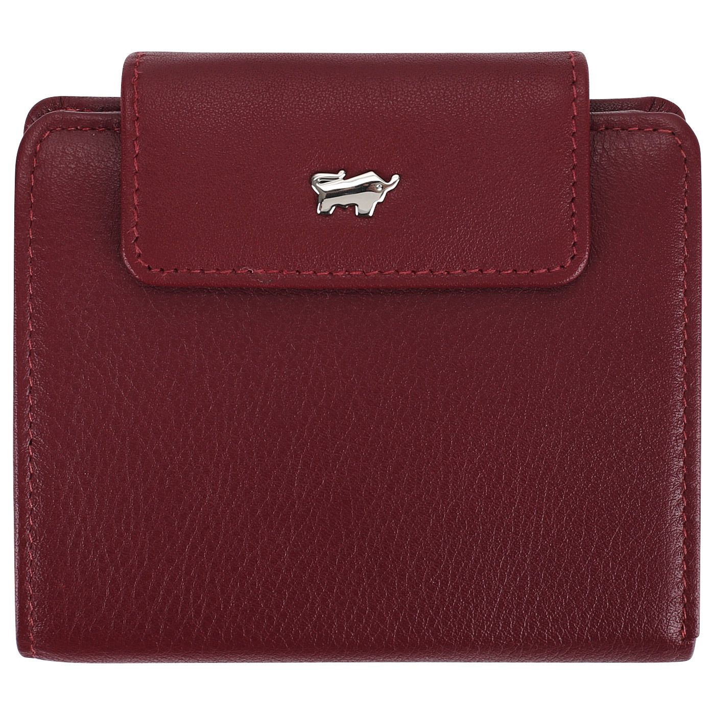 Braun Buffel Бордовый кожаный кошелек