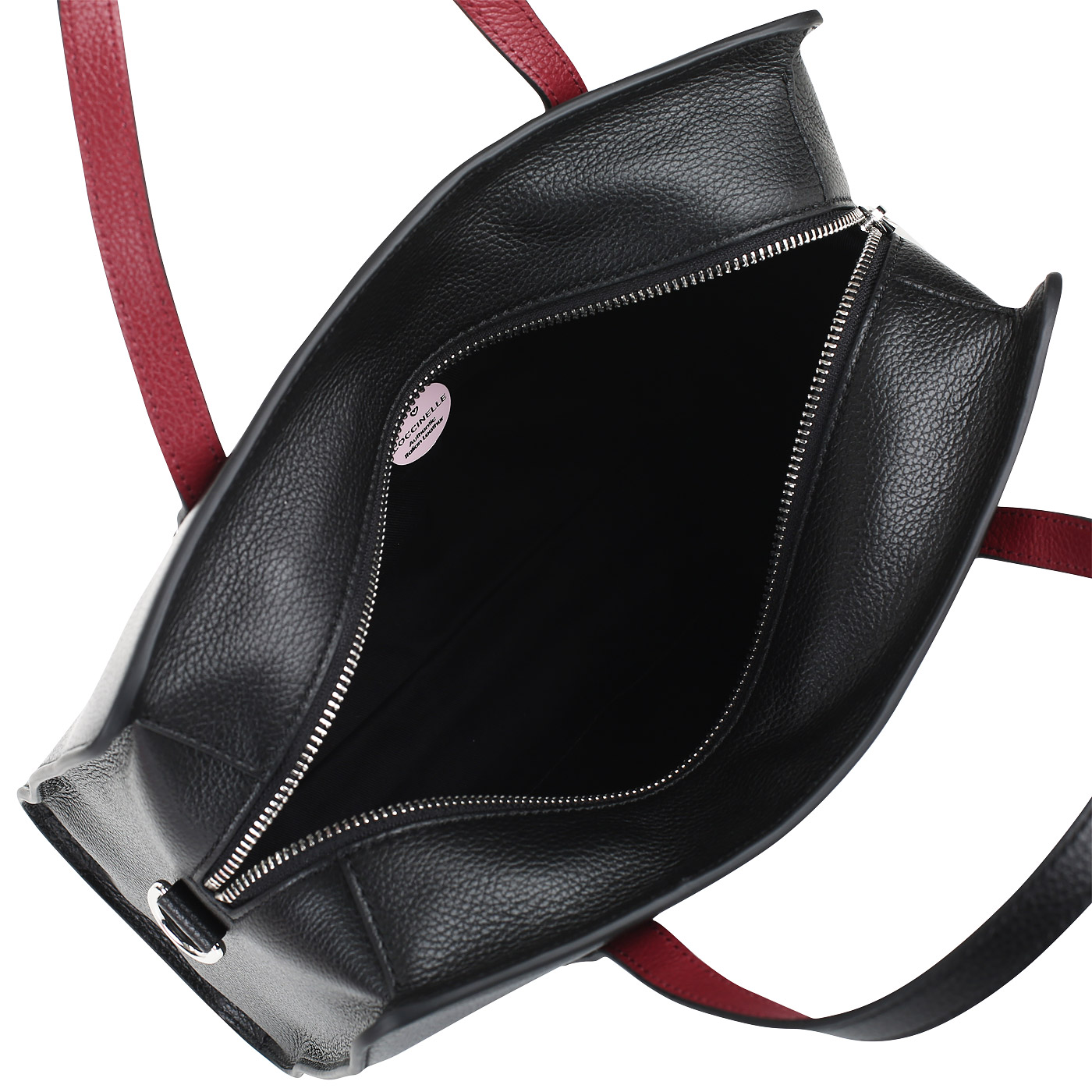 Кожаная сумка на молнии Coccinelle Organisse soft