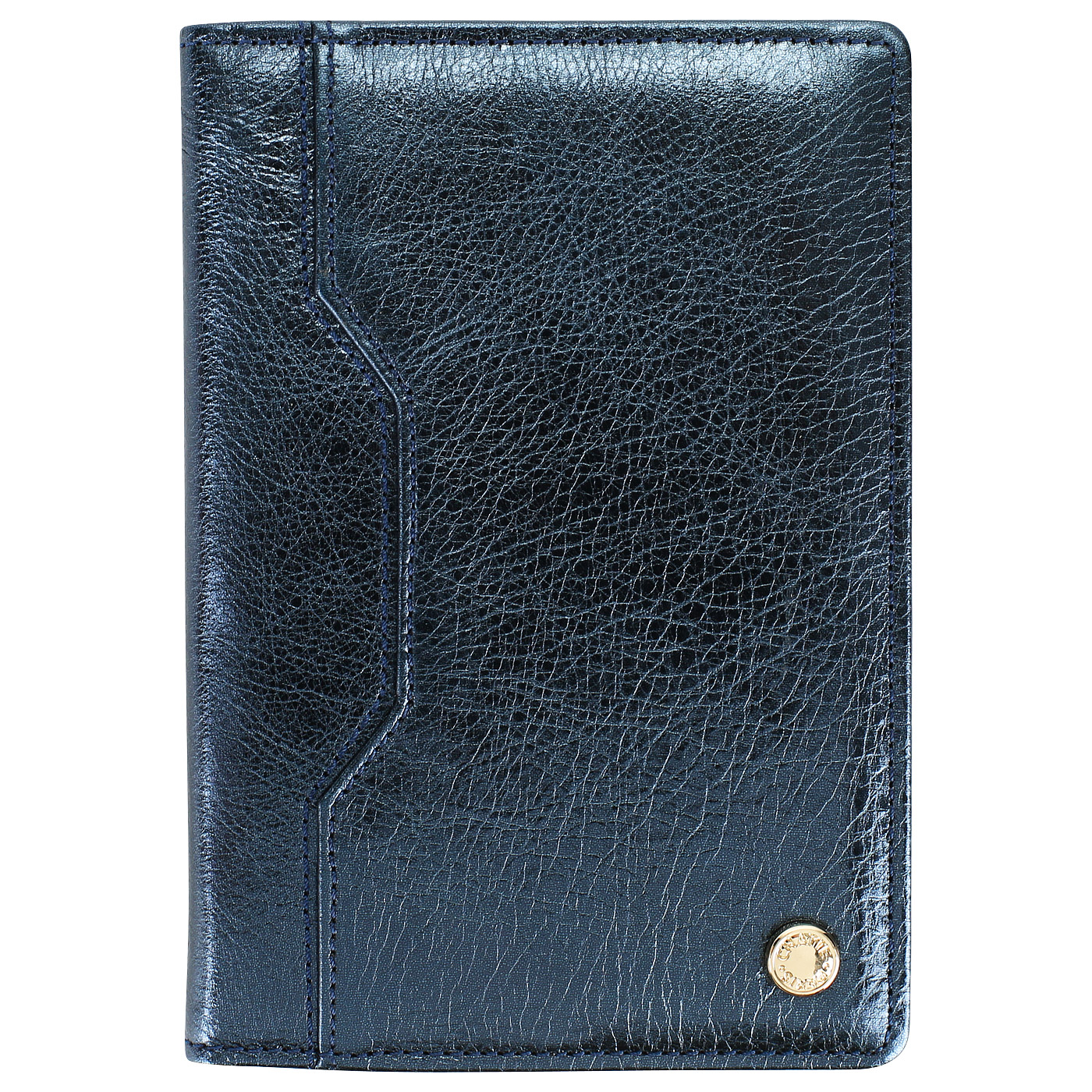 Chatte Синяя обложка для автодокументов из кожи