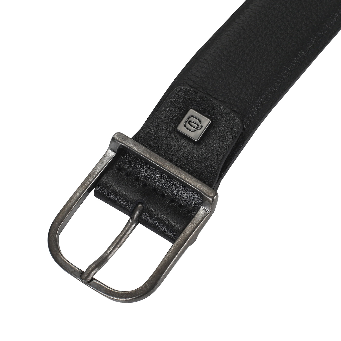 Ремень из черной кожи Piquadro Vostok