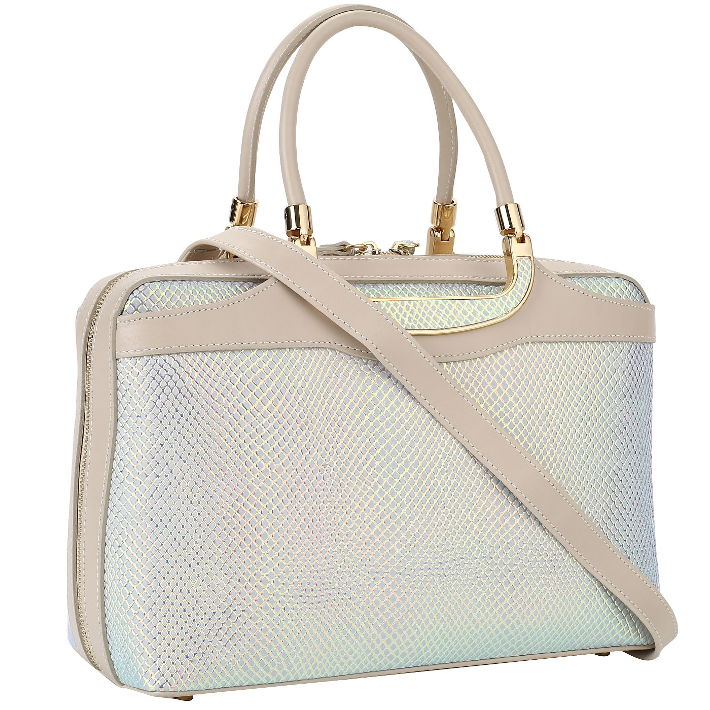 Сумка из натуральной кожи с тиснением Gilda Tonelli Judy Lasa